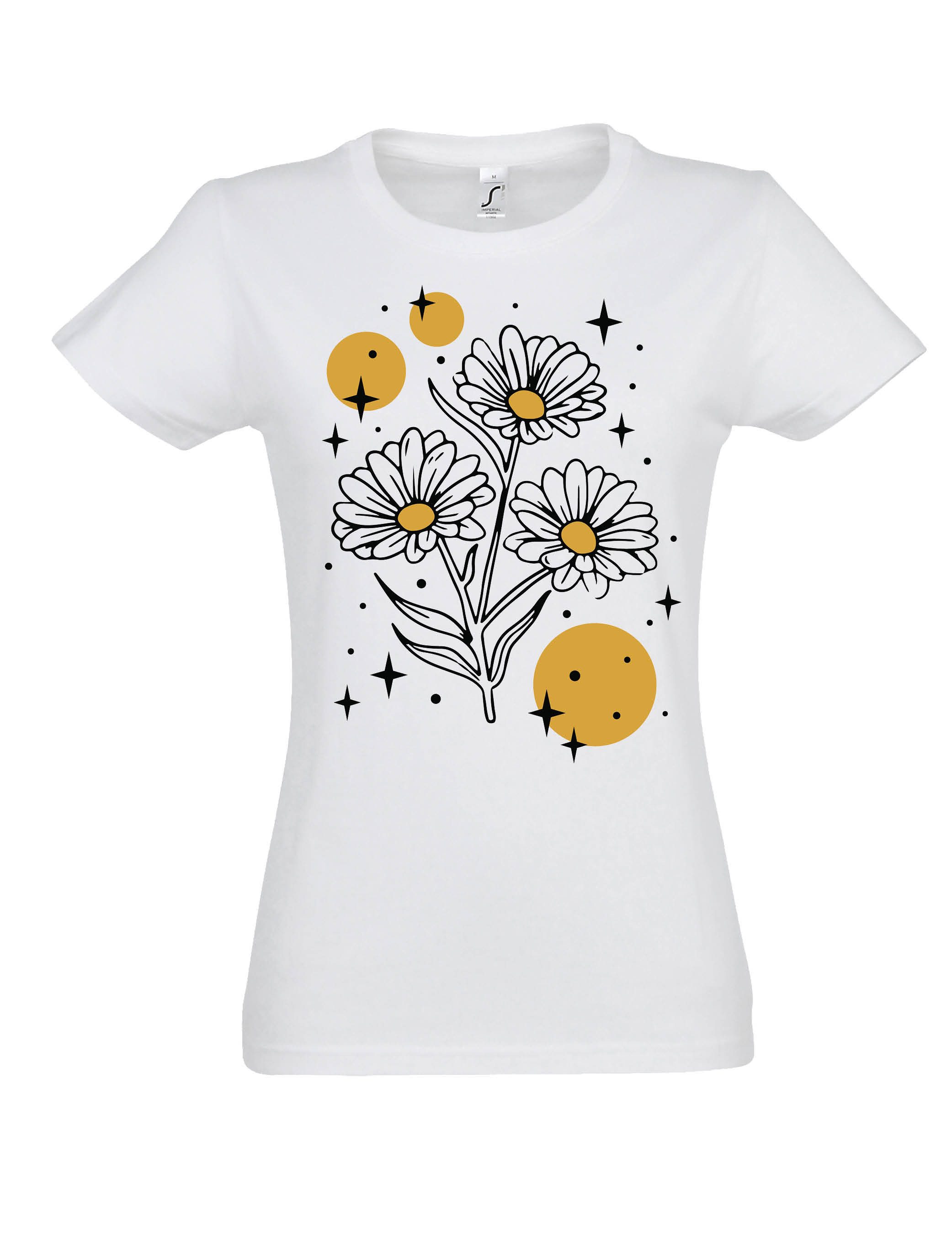 Youth Designz Print-Shirt "Sparkling Flowers" Damen günstig online kaufen