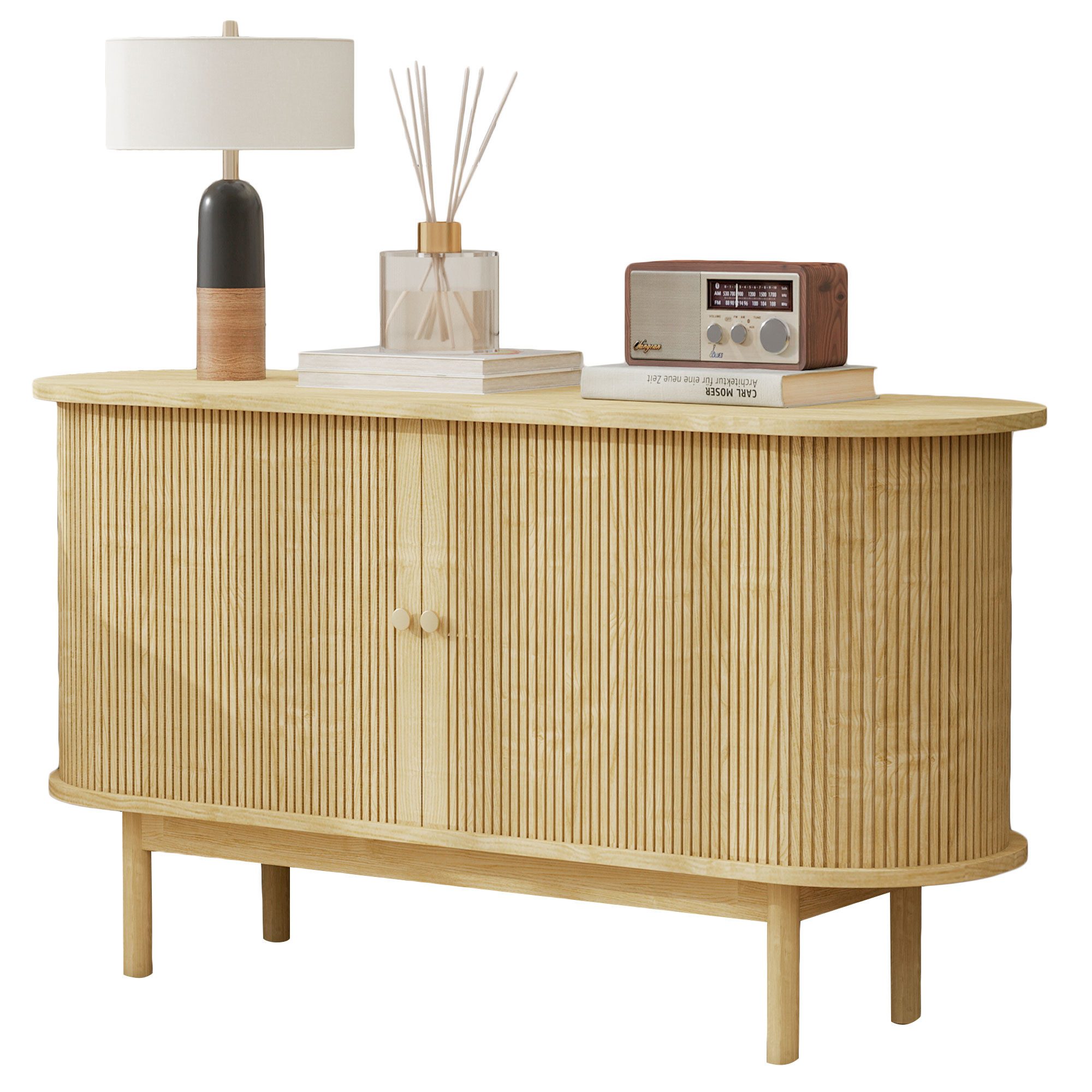 HAUSS SPOLE Sideboard Retro-Beistellschrank Lowboard mit günstig online kaufen