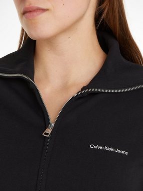 Calvin Klein Jeans Sweatshirt DIFFUSED MONOLOGO ZIP-THROUGH mit Logoschriftzug
