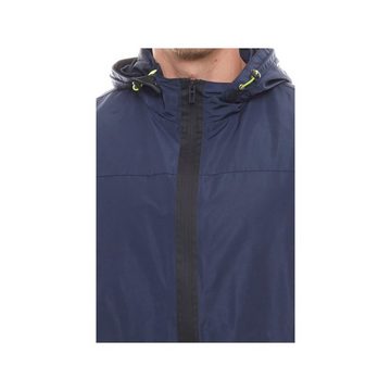 Rhode Island Wollmantel blau regular fit (1-tlg)