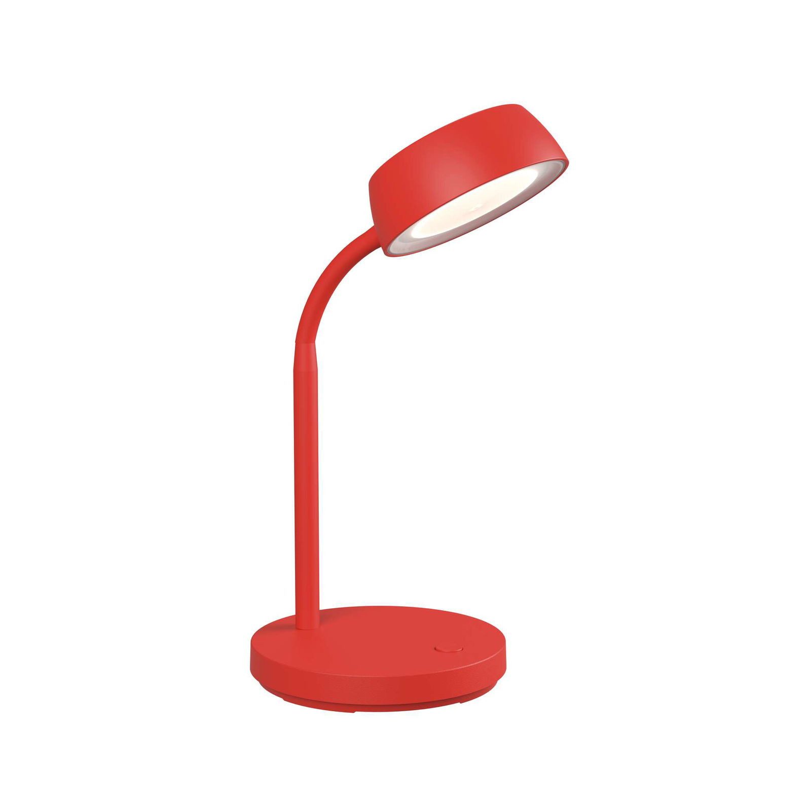 MAUL Tischleuchte MAUL Tischleuchte MAULabby LED 3.000 K Standfuß rot, LED wechselbar