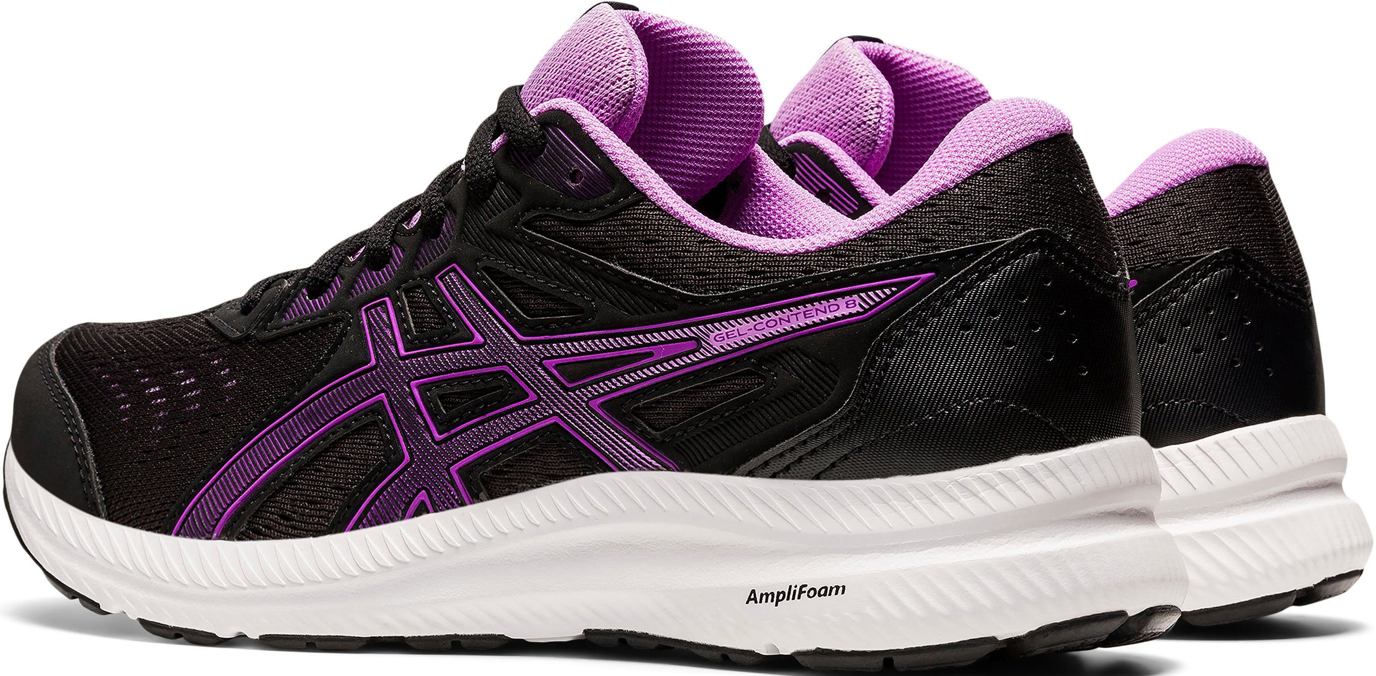 GEL-CONTEND schwarz-orchidee 8 Asics Laufschuh