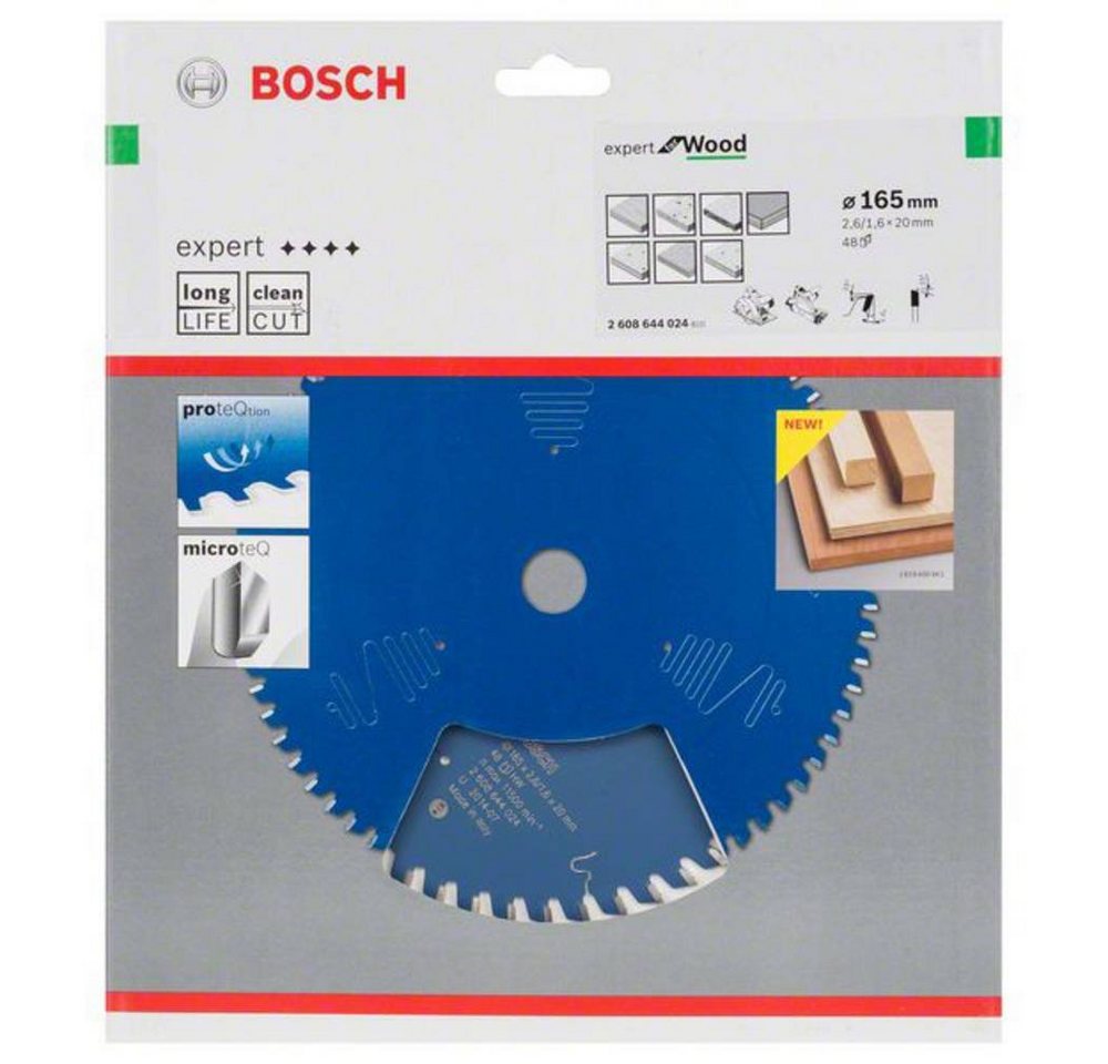 Thumbnail - BOSCH Kreissägeblatt Kreissägeblatt165 x 20 x 2.6 mm, 48