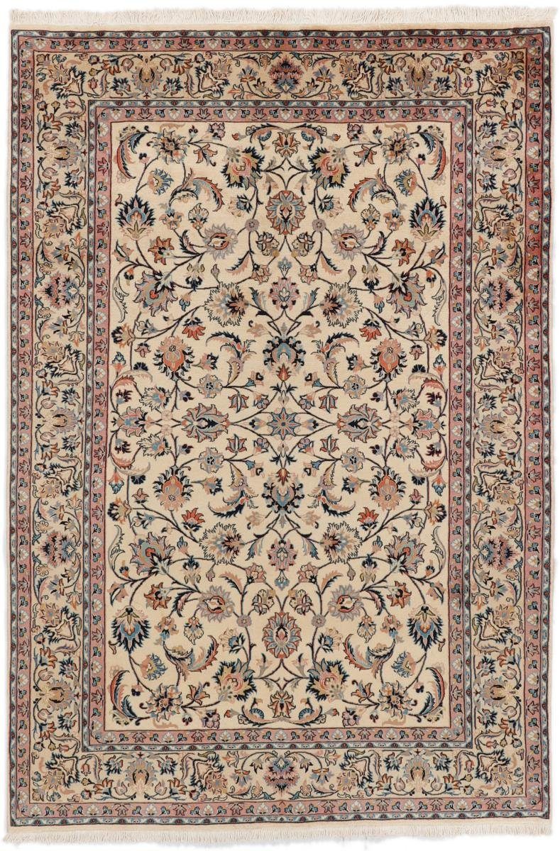 Orientteppich Mashhad 198x293 Handgeknüpfter Orientteppich / Perserteppich, Nain Trading, rechteckig, Höhe: 12 mm