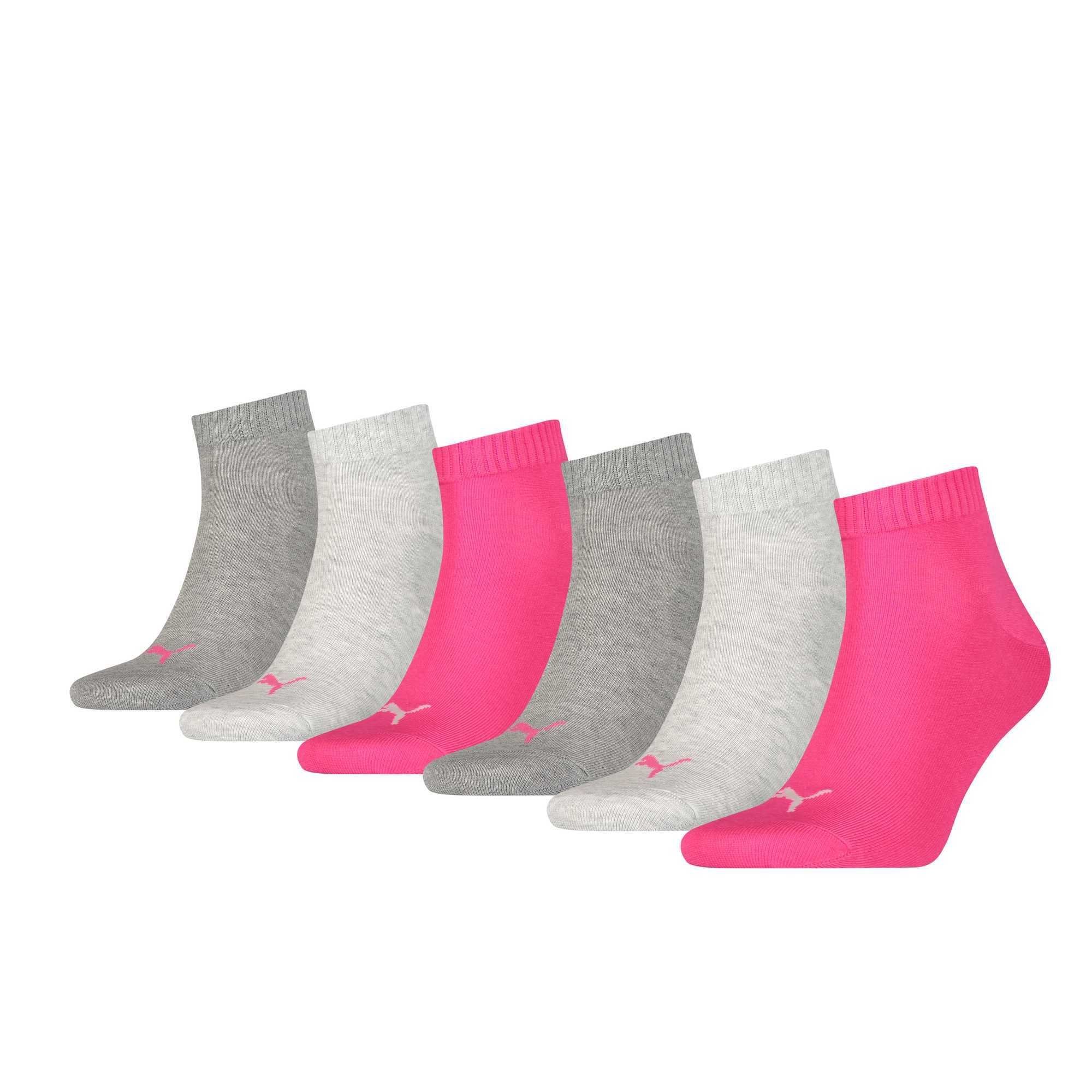 PUMA Шкарпетки для кросівок Unisex Quarter-Socken, 6er Pack - Sneaker, ECOM