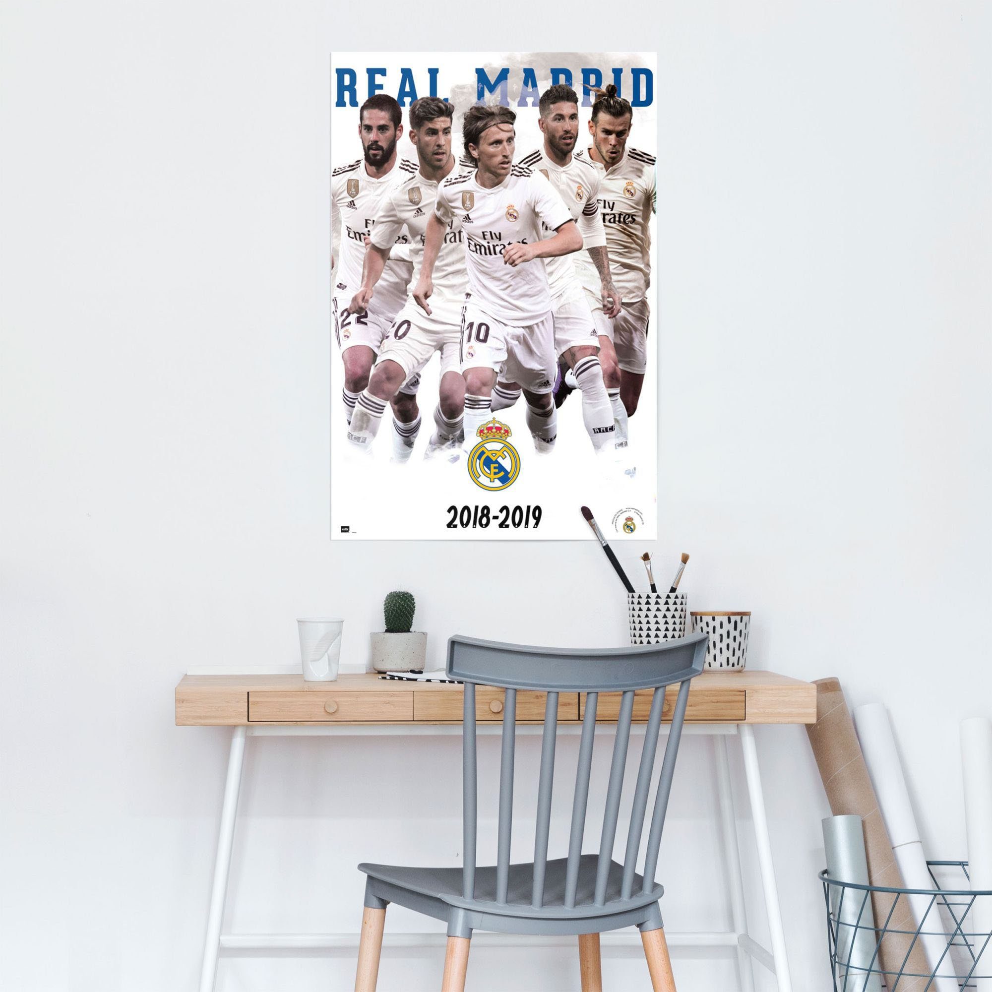 Reinders! Poster »Real Madrid Teamstars 2018/19«, (1 Stück)-HomeTrends