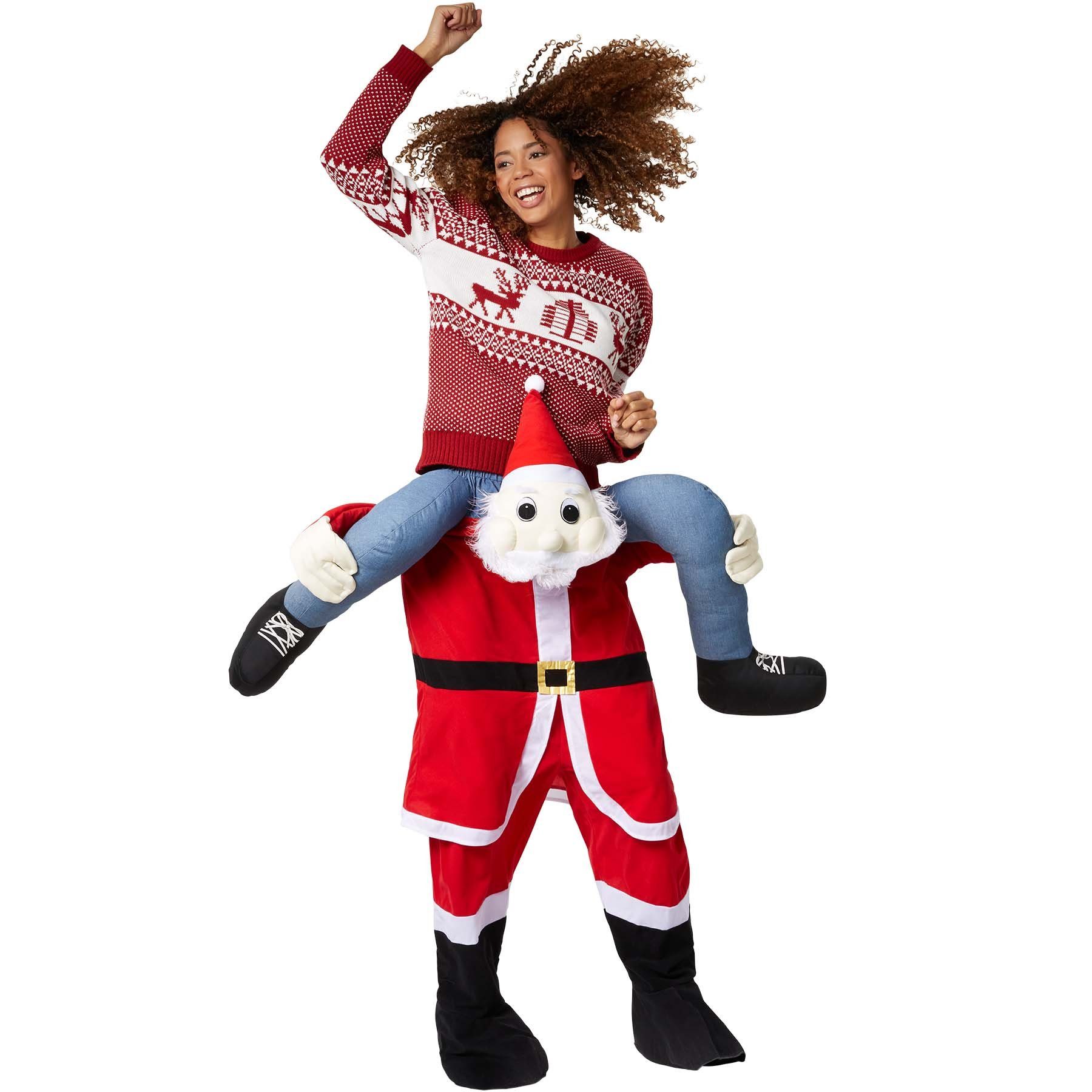 dressforfun Kostüm Faschingskleidung, auch Maskeradenverkleidung, Gr. Einheitsgröße, in der Farbe rot/weiß, Angenähte Fußstulpen zum Verdecken der Schuhe