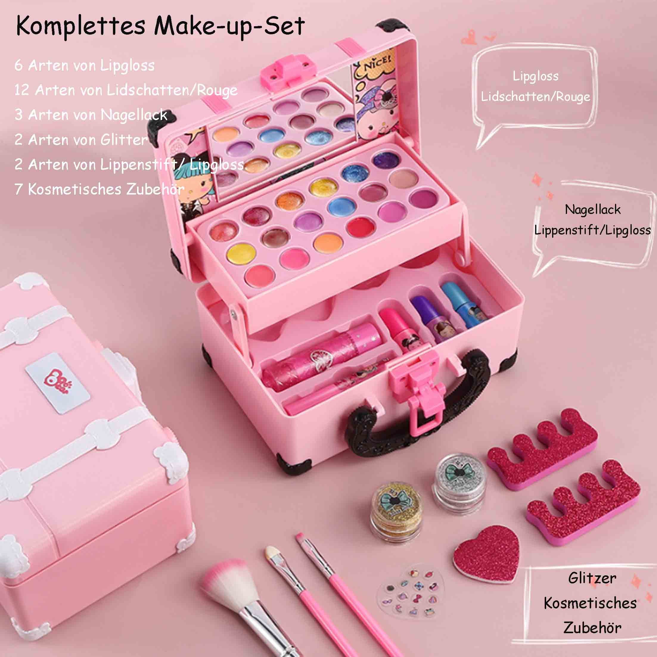 KINSI Lernspielzeug Kinder-Kosmetikspielzeug, Prinzessinnen-Make-up,Handtas günstig online kaufen