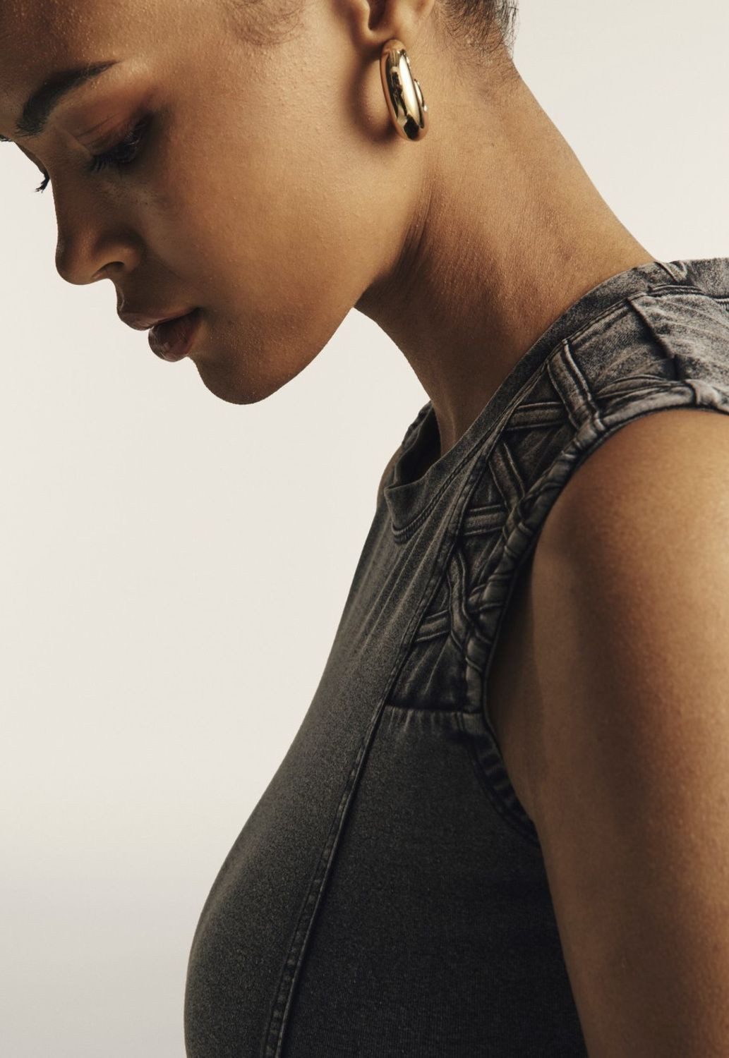 Freddy Crop-Top Freddy Cropped-Top Denim Optik günstig online kaufen