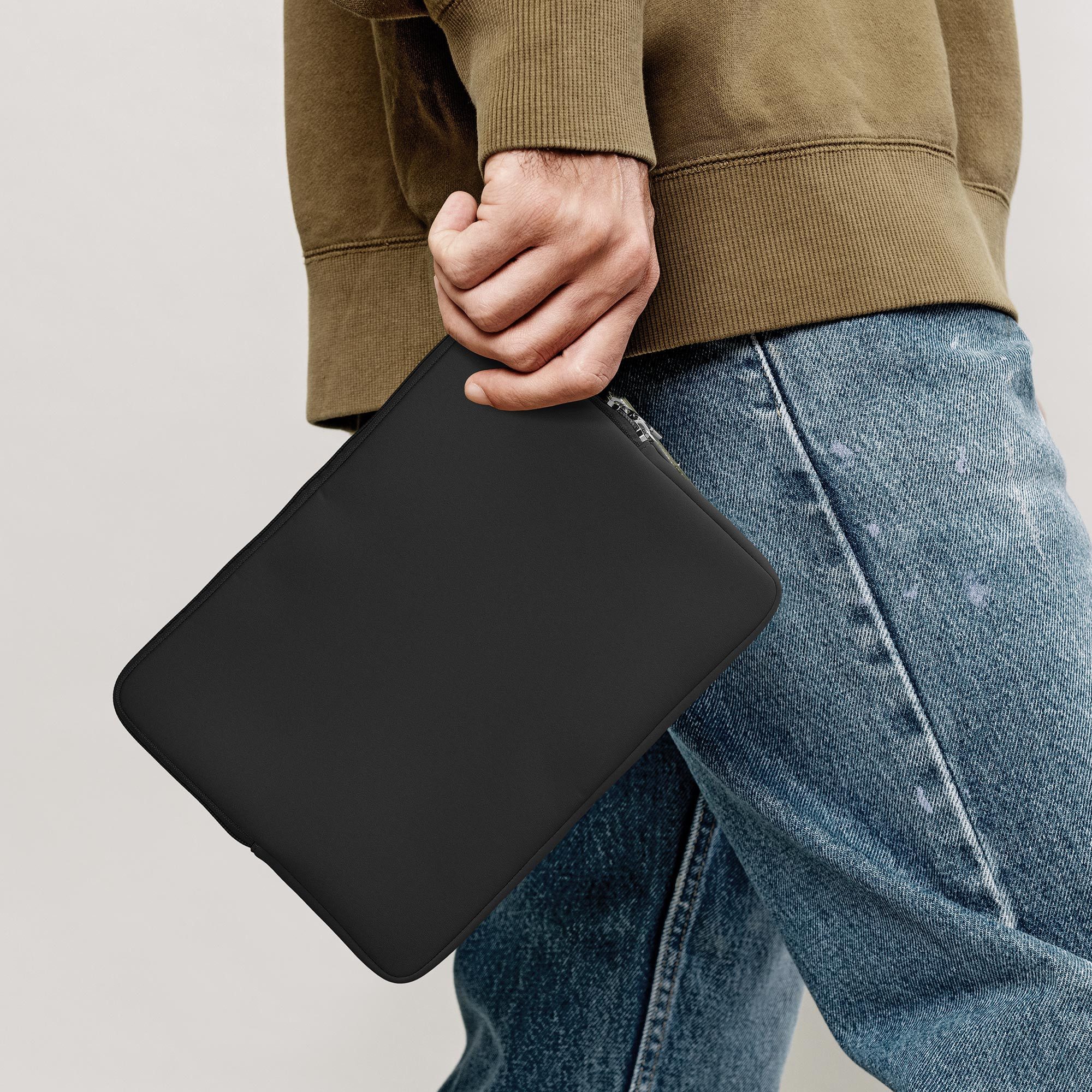 kwmobile Tablet-Hülle Tablet Hülle für 12,4"-12,9" Tablet, Universal Neopren Tasche Cover Case - Schutzhülle Sleeve in Dunkelgrau