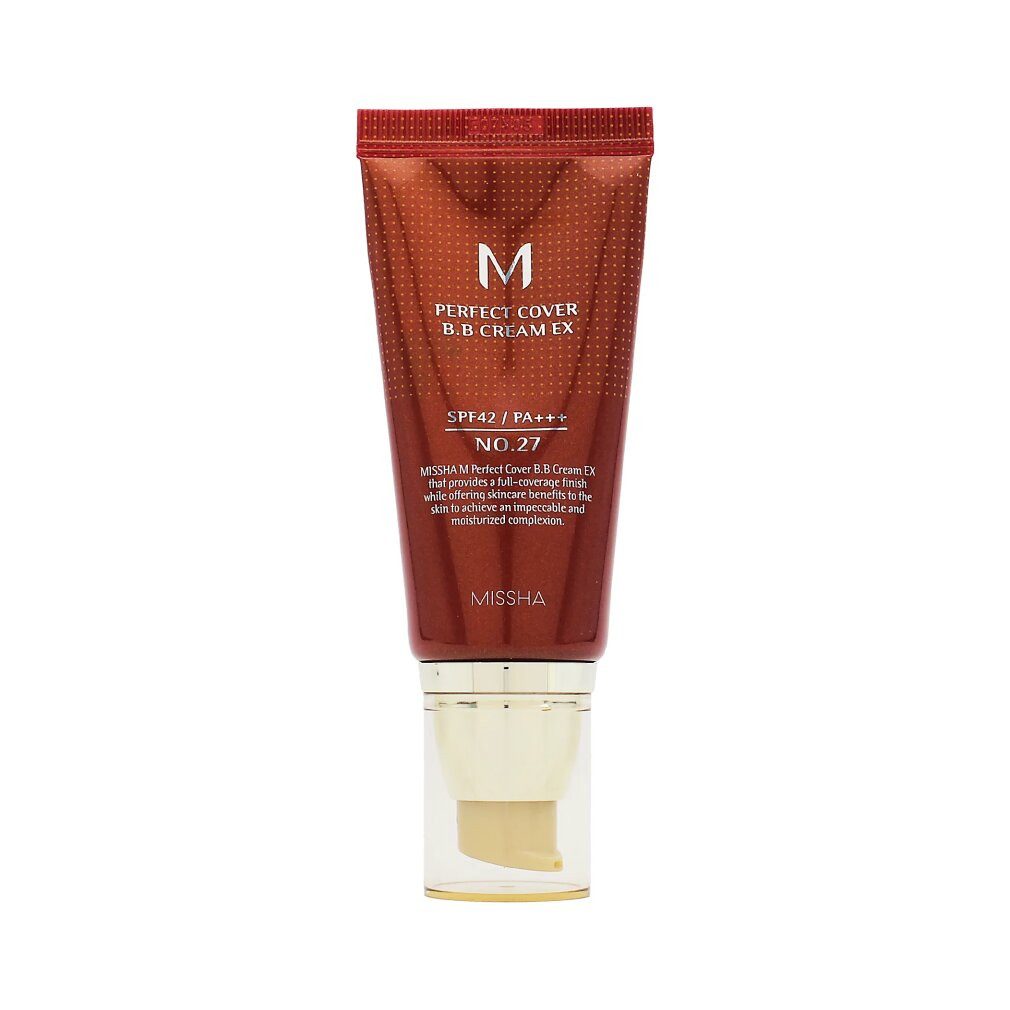 Missha Tagescreme BB Creme Perfect Cover 27 Honey Beige LSF 42, 50 ml