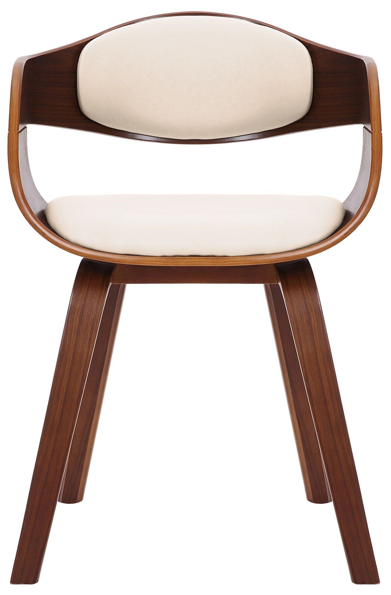 CLP Esszimmerstuhl Kingston Kunstleder (2er Set), Holzgestell