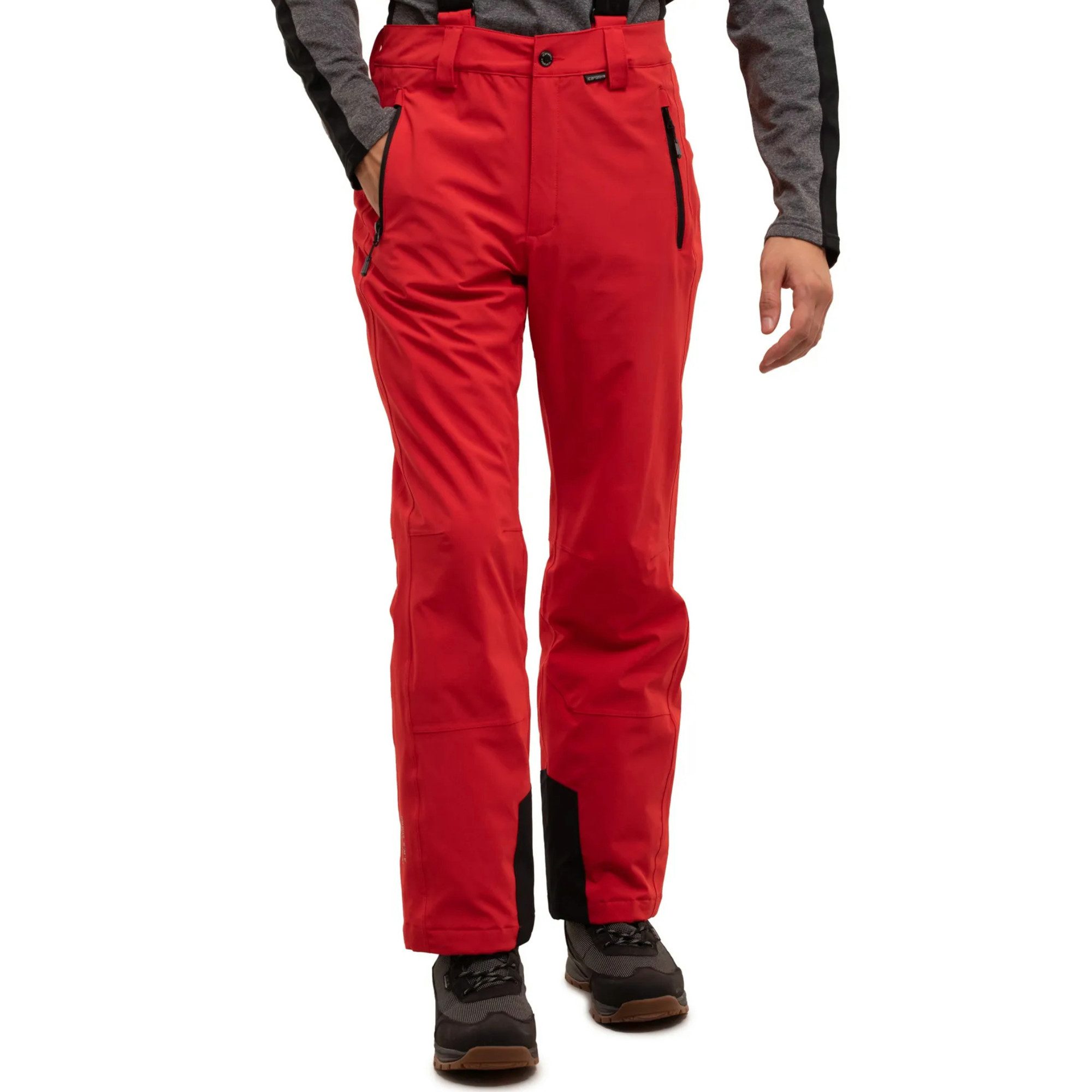 Skihose Freiberg - Herren Skihose - rot
