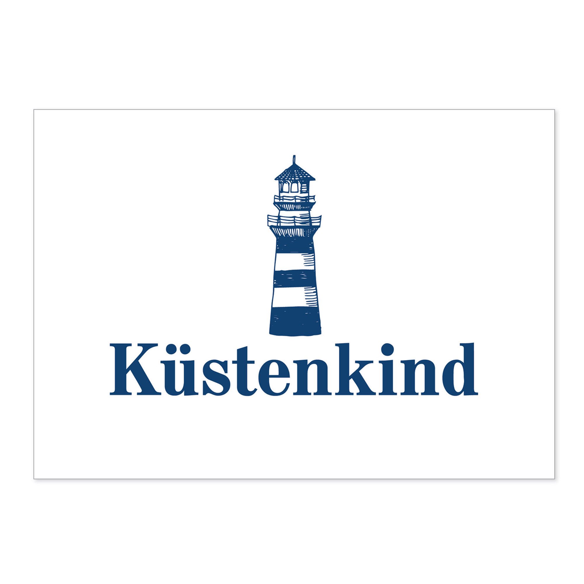 Postkarte Postkarte Küstenkind