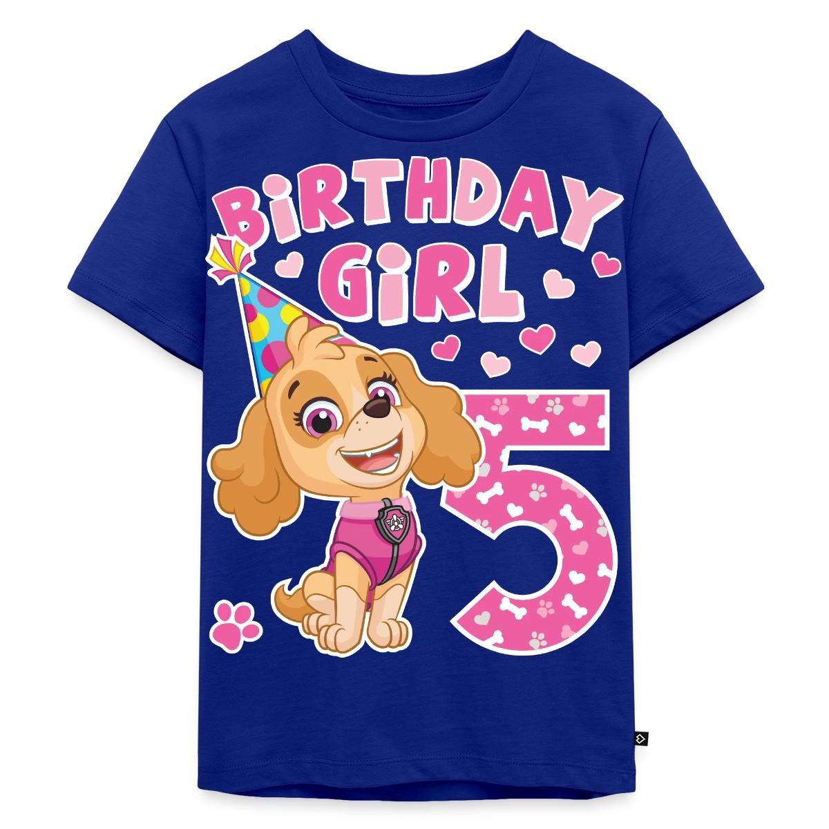 T-Shirt Paw Patrol Skye 5. Geburtstag Kinder Premium T-Shirt