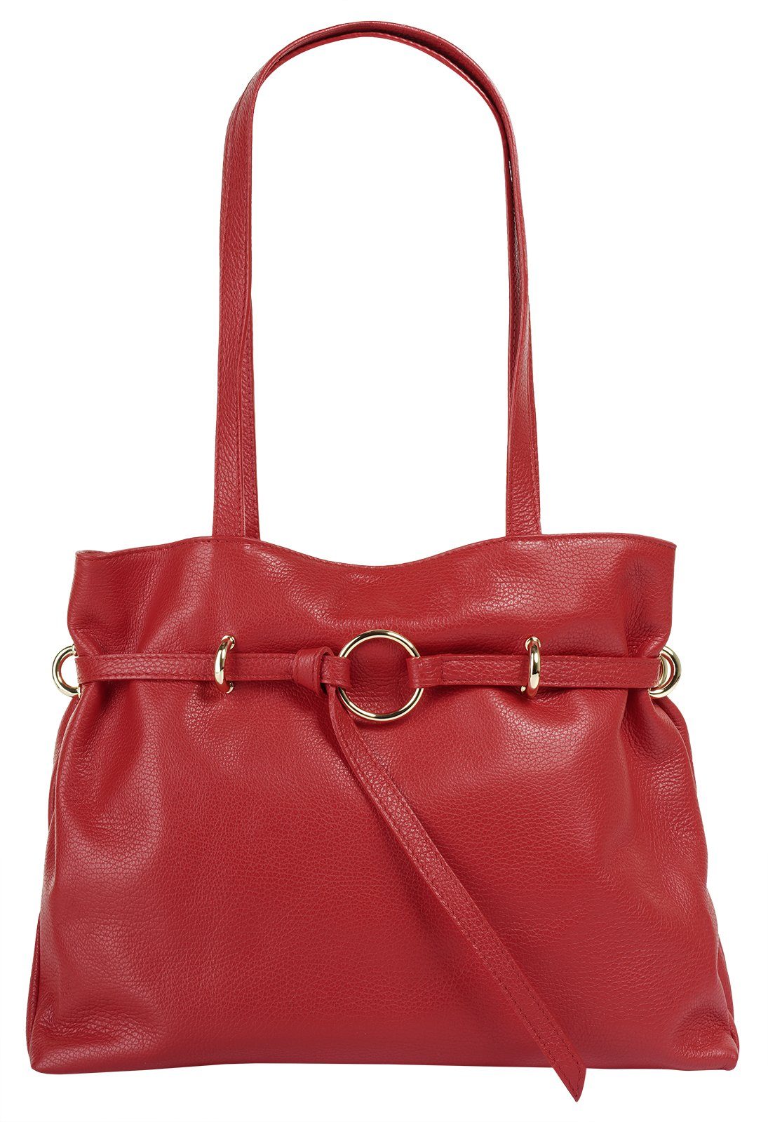 Samantha Look Henkeltasche, echt Leder, Made in Italy