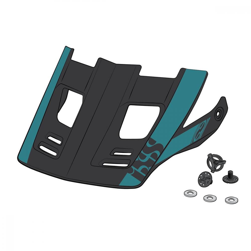 IXS Fahrradhelm IXS Sports Division iXS Visor + Pins Xact Evo XS Lagoon - Ersatzvisier