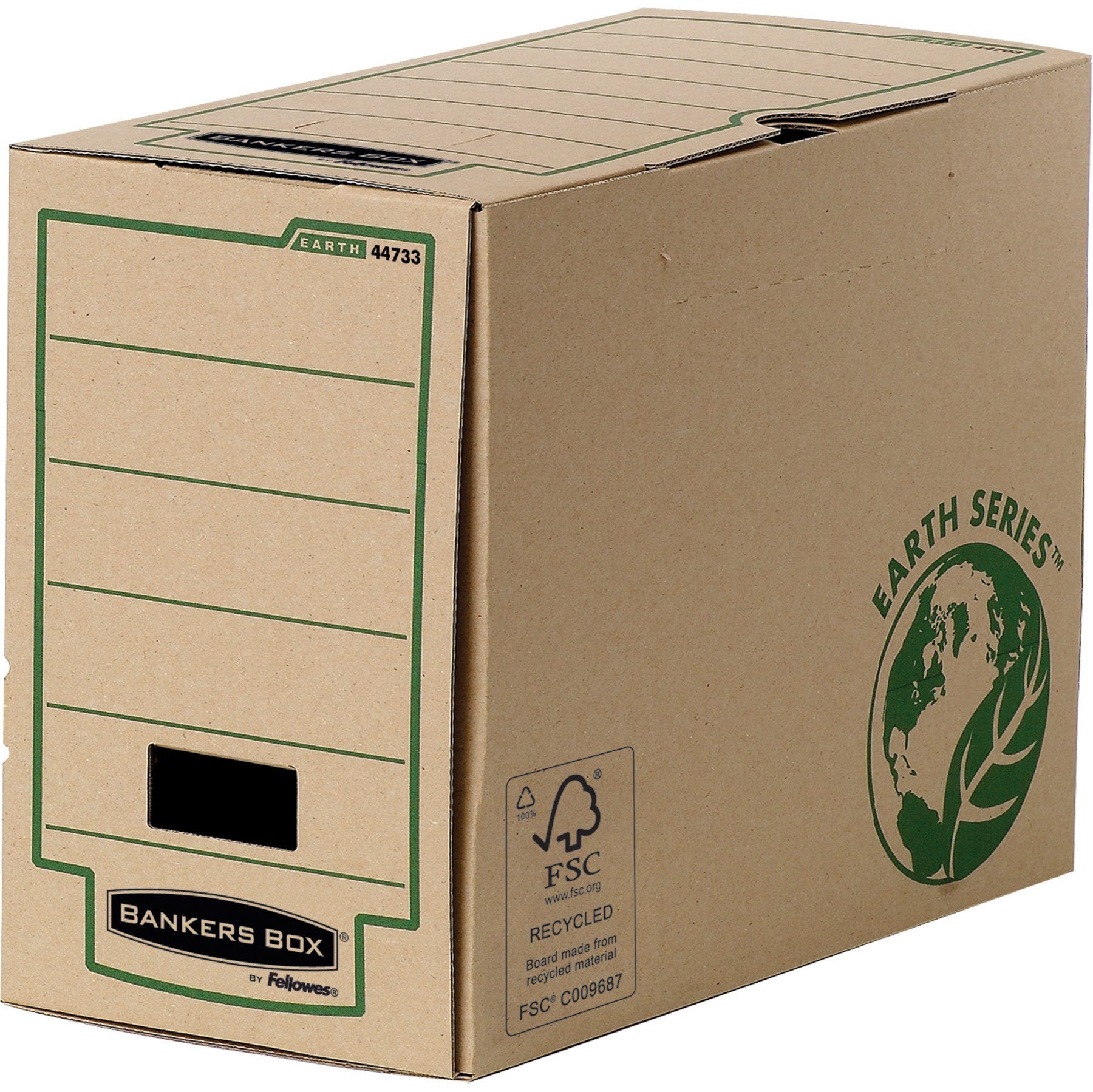 FELLOWES Archivcontainer Fellowes® 44733 Archivschachtel 197mm Bankers Box® Earth Series - 20 S