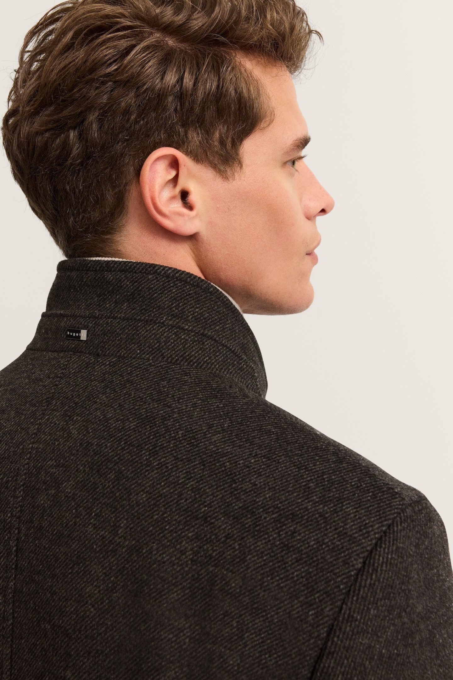 bugatti Kurzmantel Flexcity Stretch Modern Fit aus einem Wollmix – Bild 5 von 5