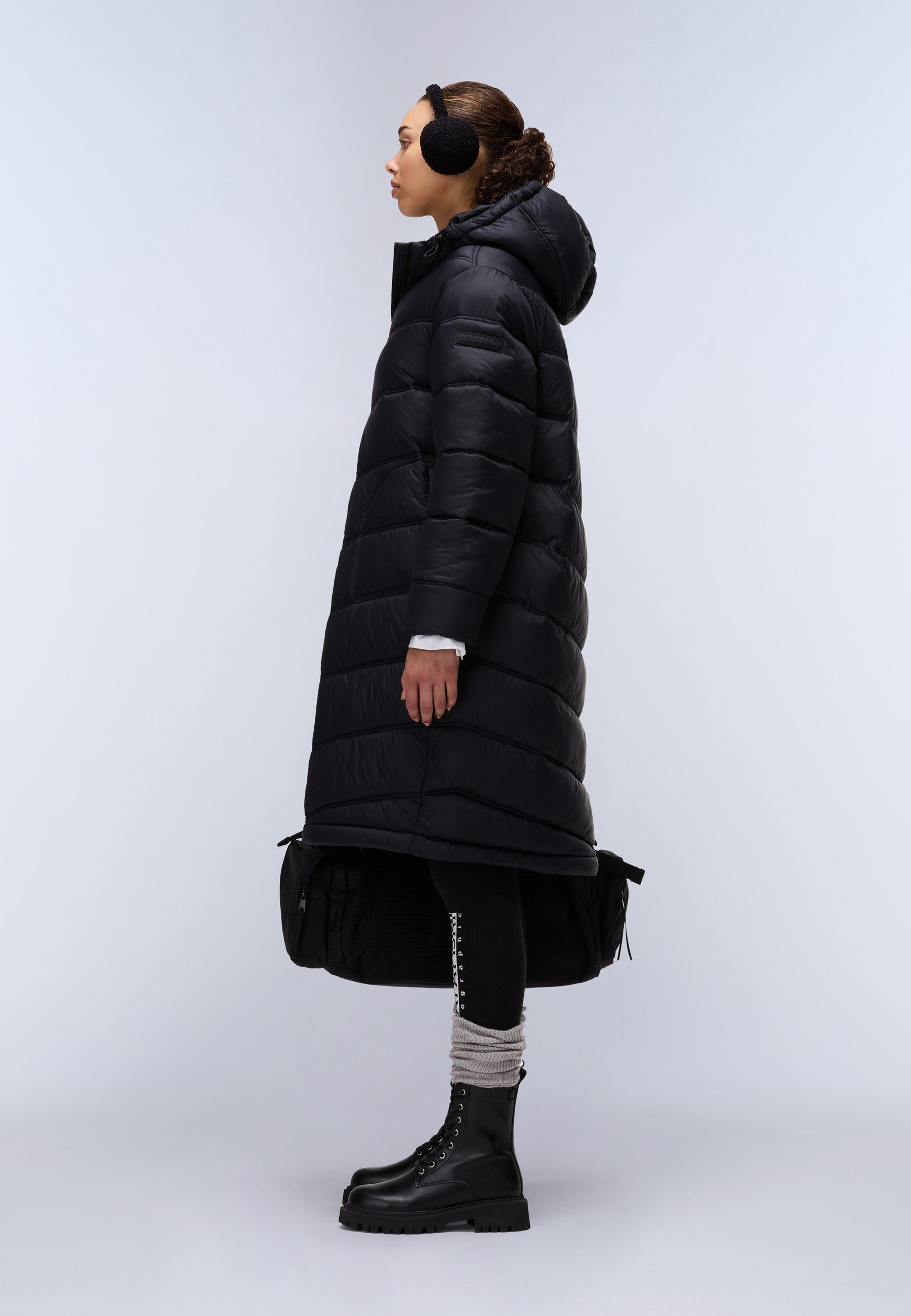 Napapijri Steppjacke A-EGA L W 941 mit Kapuze, wärmeisolierend, wasserabweisend, windabweisend