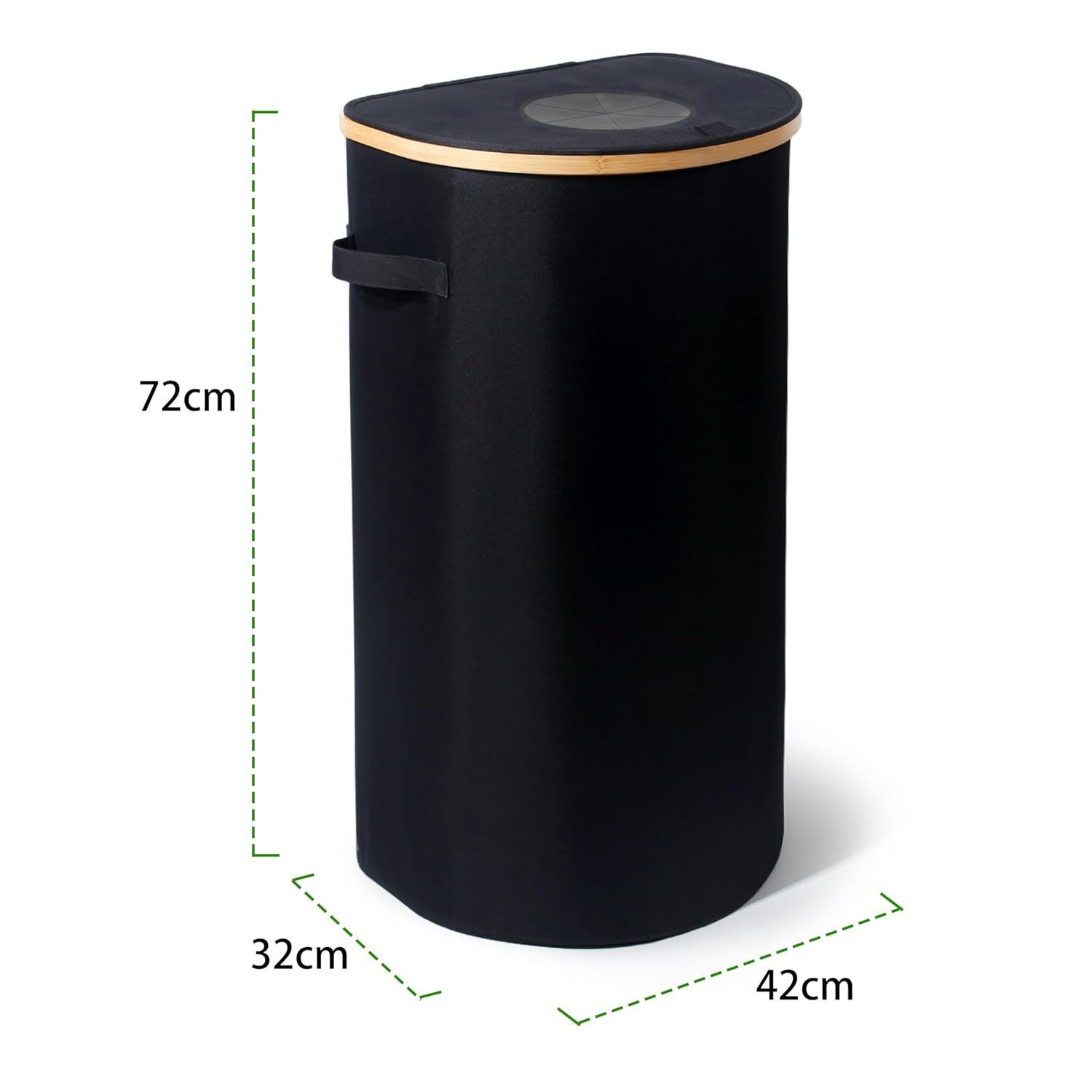 Zedelmaier Fangsack Pfandflaschen Auffangbehälter mit Deckel und XXL Tragetaschen, für Recycling, großes Fassungsvermögen für die Aufbewahrung, 100 l