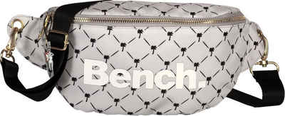 Bench. Gürteltasche Bench stylische Hip Bag Nylon Gürteltasche (Gürteltasche), Damen, Jugend Nylon Gürteltasche, grau, hellgrau ca. 25cm