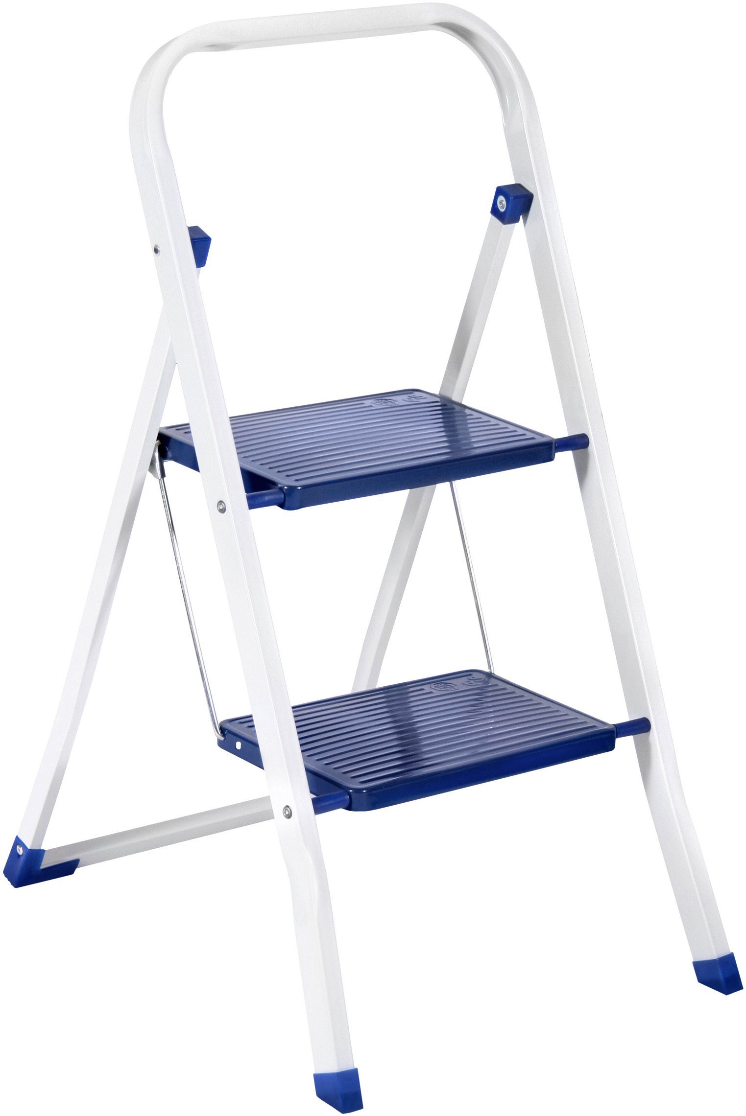 BigDean Trittleiter 2 Stufen Klapptritt Klappleiter Haushaltsleiter Stehleiter bis 150kg