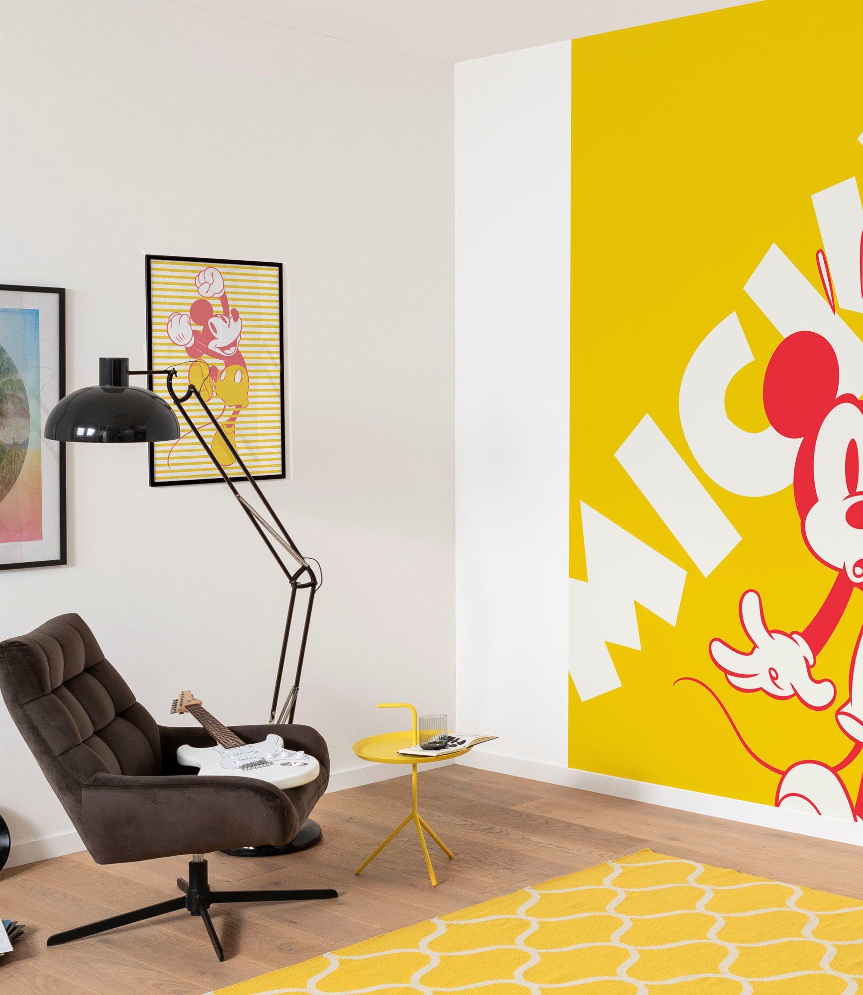 Komar Wandbild Mickey Unwind, (1 St), Kinderzimmer, Schlafzimmer, Wohnzimmer