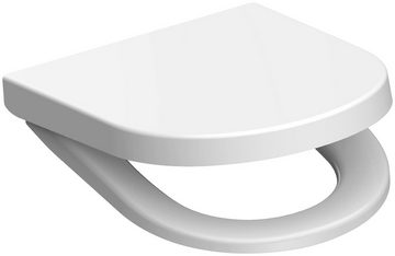 Schütte WC-Sitz WHITE, Duroplast, Absenkautomatik, Schnellverschluss, belastbar bis 150 kg