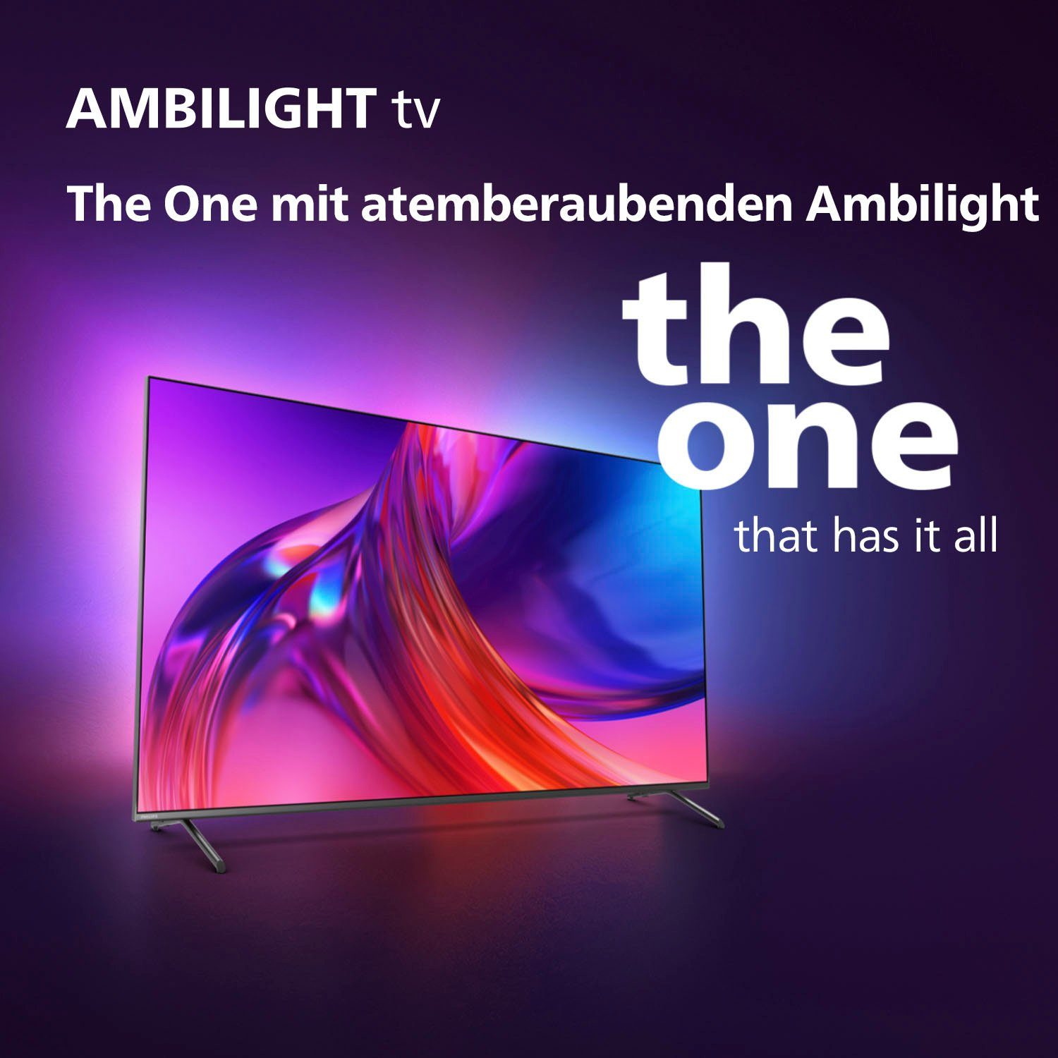 Smart-TV) HD, TV, Google cm/85 Philips 4K Zoll, LED-Fernseher (215 TV, Android 85PUS8808/12 Ultra
