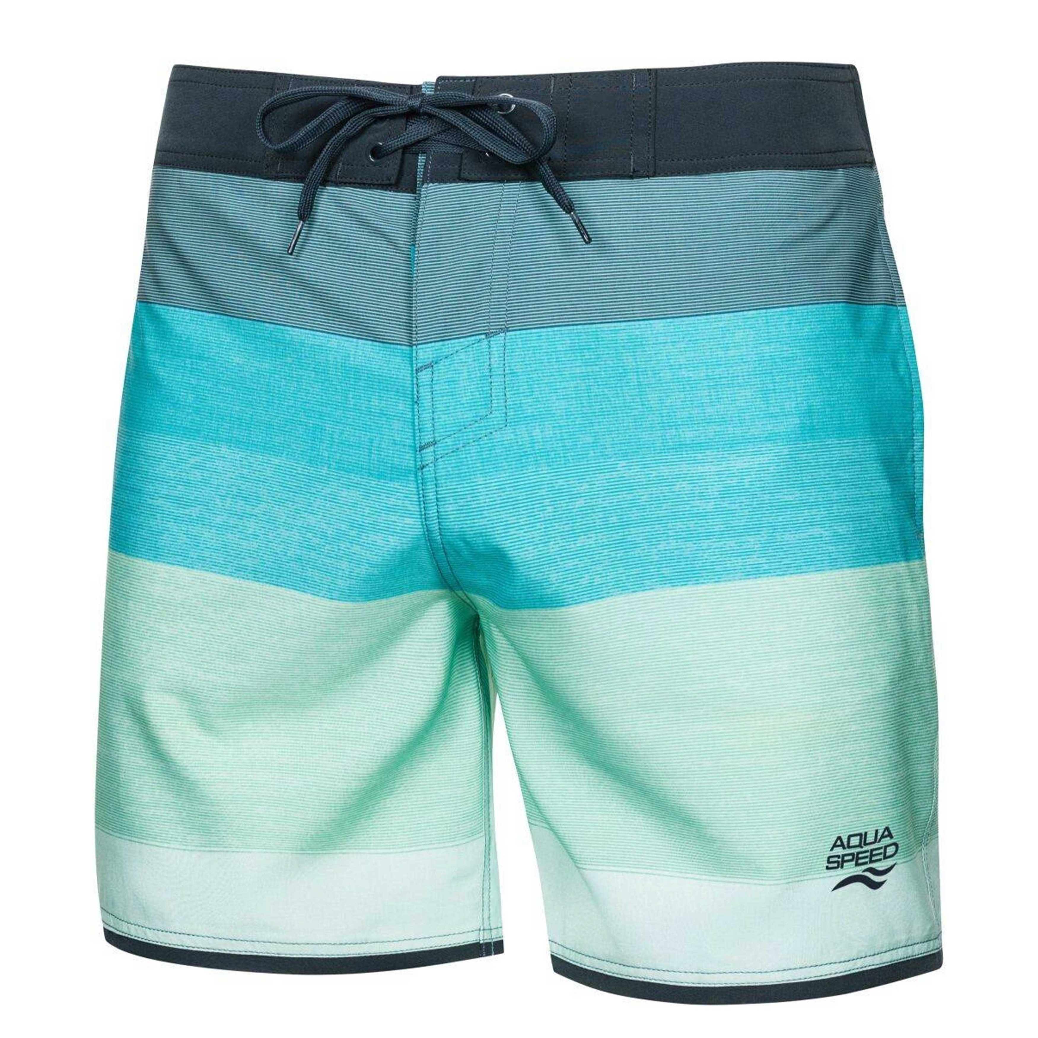 Aqua Speed Boardshorts (NOLAN Badeshorts Badehose Strandhose Schwimmhose Herren) Angenehmes Material bietet hohen Tragekomfort bei warmem Wetter