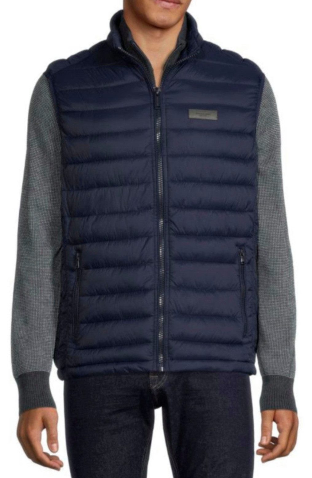 MICHAEL KORS Steppweste Herren Gesteppte Vest Athens Puffer Jacke Weste Gilet Logo-Patch,mit Fasern gefüllt für zusätzliche Isolationsschicht