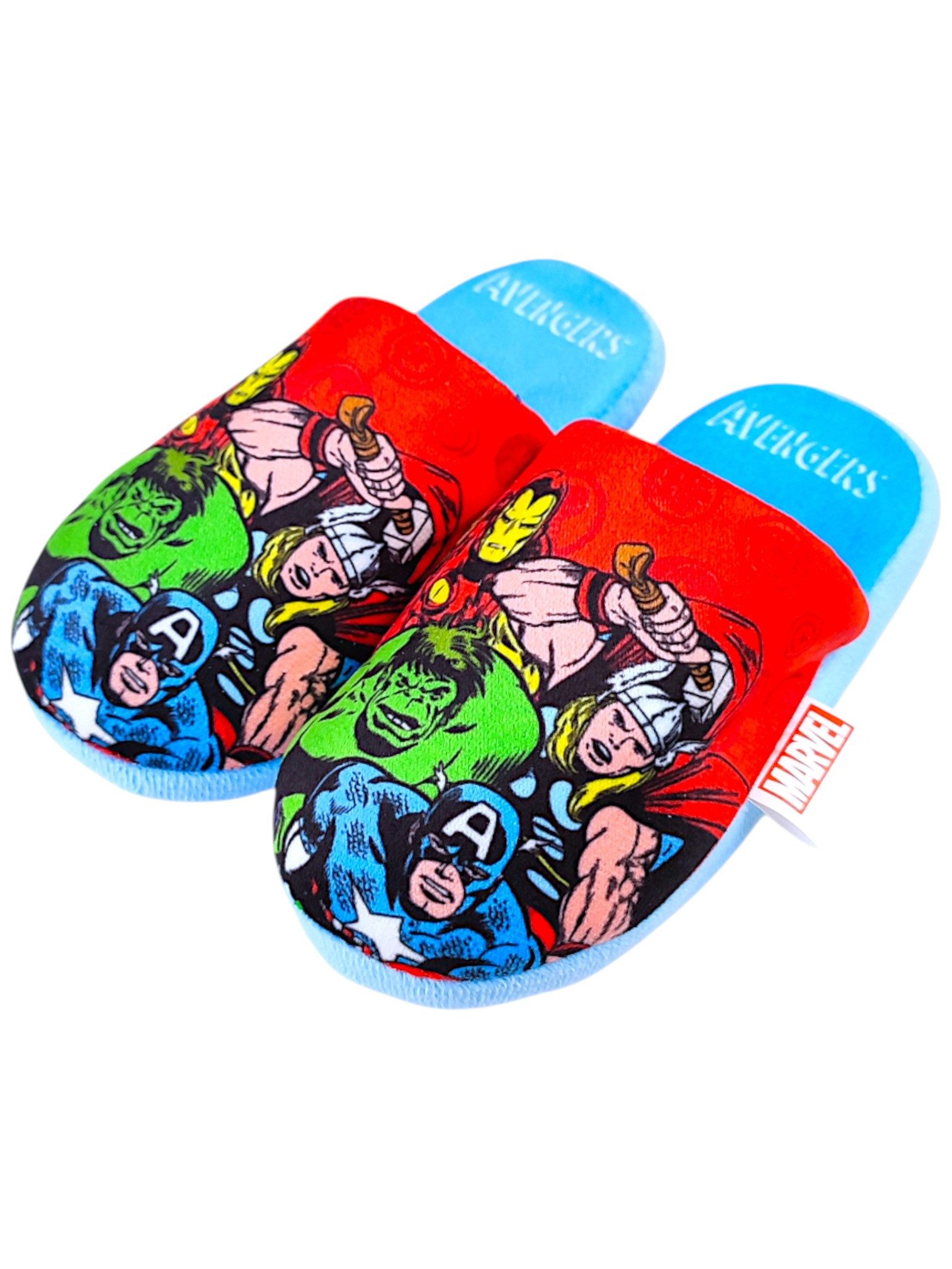 The AVENGERS Marvel Hausschuh Jungen Slipper Pantoffeln Gr. 28-35