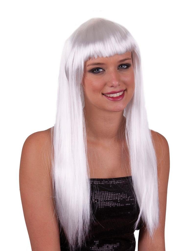 Kostüm-Perücke Damen Langhaar Perücke 'Alexis' mit Pony - 57648
