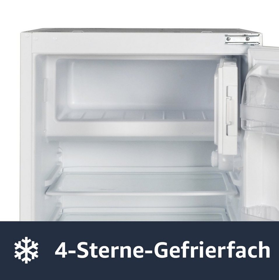 VESTEL Einbaukühlschrank VEKF2115, 87.5 cm hoch, 54 cm breit, Mit  Gefrierfach (Nische/Höhe 88), Schlepptür, 121 L Gesamt-Nutzinhalt