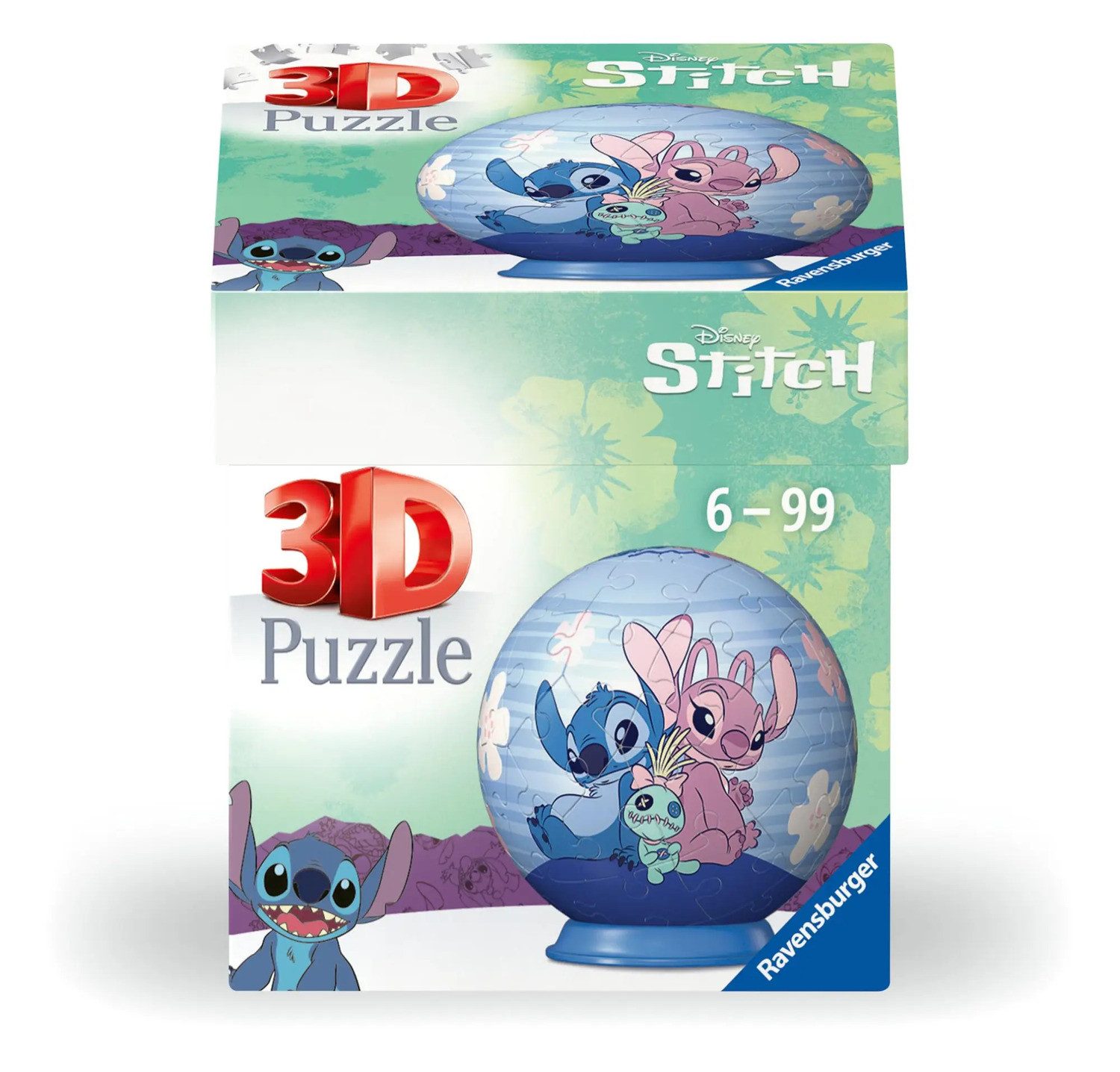 Ravensburger Puzzle 3D Puzzle-Ball Disney Stitch günstig online kaufen