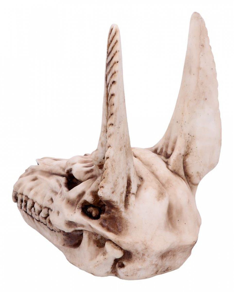 Dekofigur 17cm Anubis Knochenfarbene Figur Totenkopf Horror-Shop