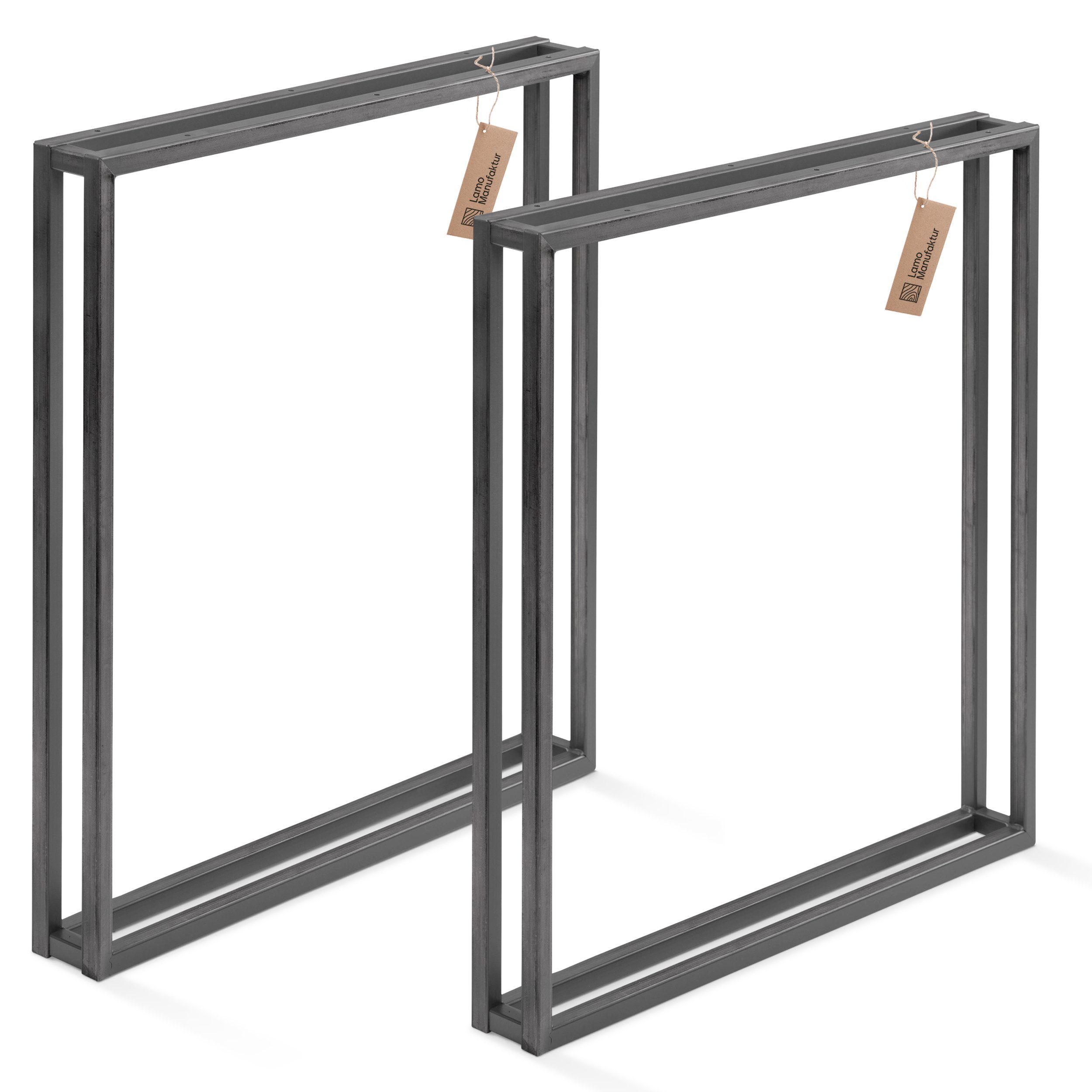 LAMO Manufaktur Tischgestell Frame Tischbeine (SET, 2er-Set Tischkufen), Industriestahl pulverbeschichtet