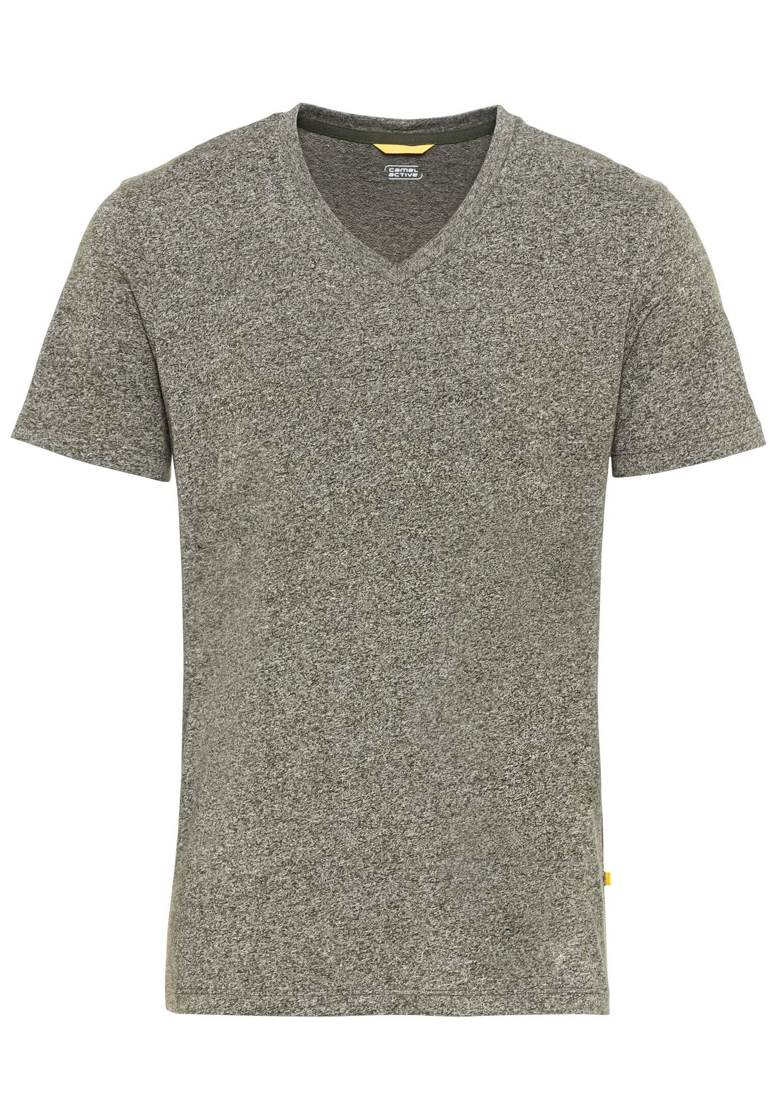 camel active T-Shirt aus biologischer Baumwolle Kurzarm