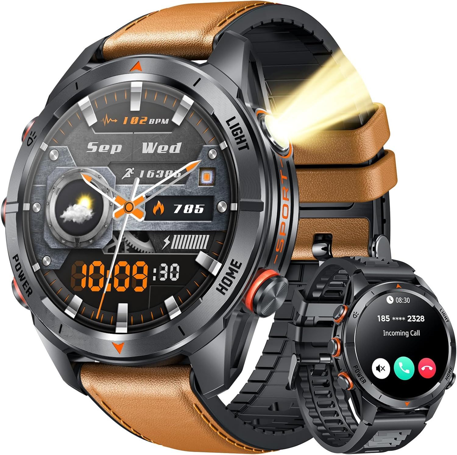 NONGAMX Smartwatch (3,7 cm, android ios)
