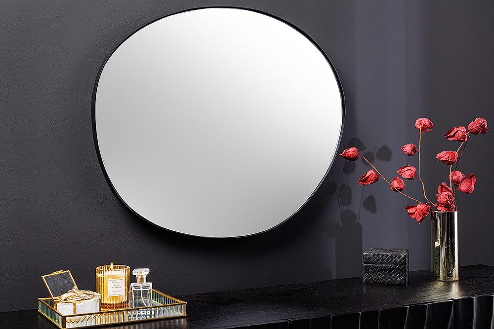 riess-ambiente Wandspiegel NOEMI 75cm schwarz (Einzelartikel, günstig online kaufen