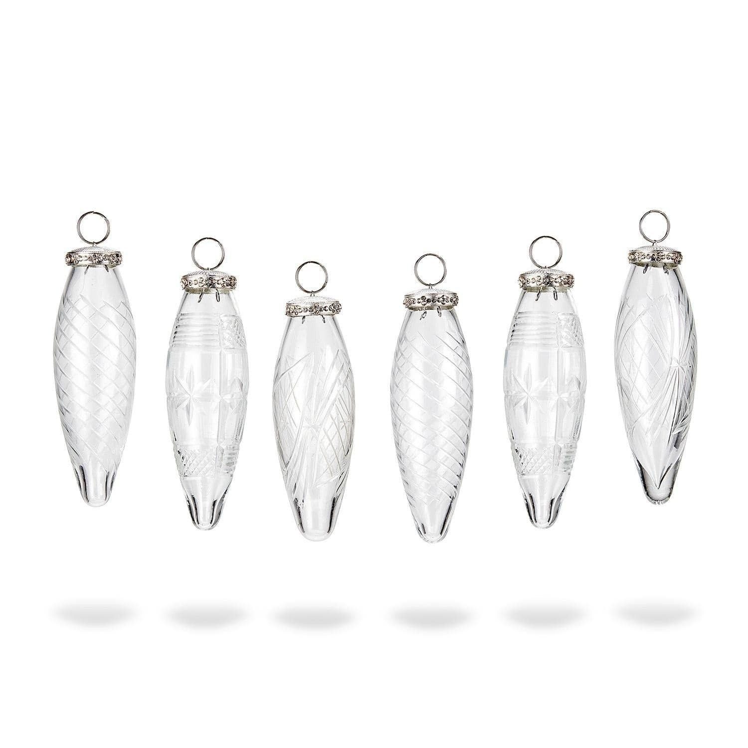 Christbaumschmuck Weihnachtsschmuck 6er Set Loulay klar