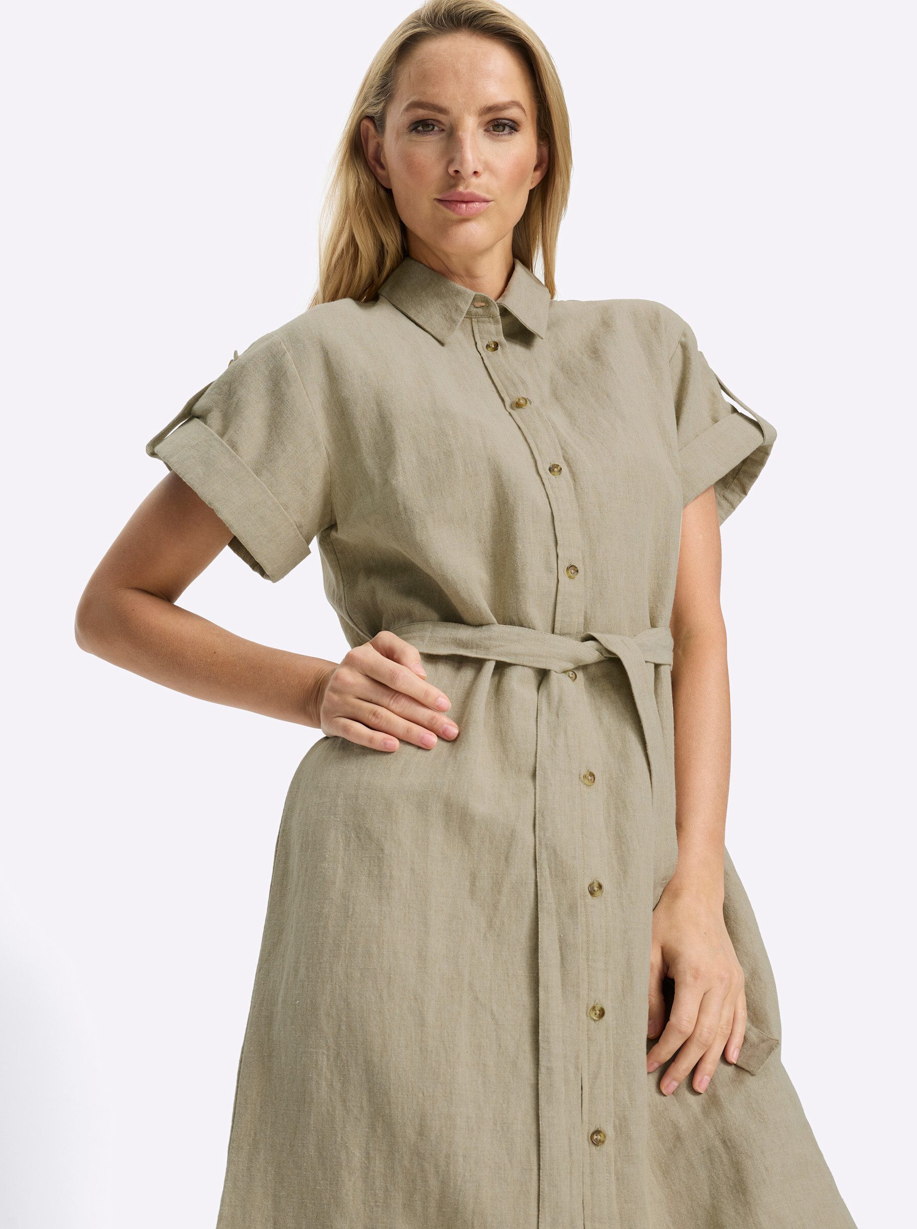 heine Etuikleid Kleid Kurzarm