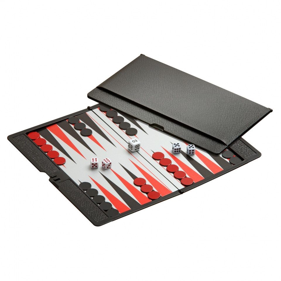 Philos Spiel, Backgammon - Reisespiel - Lukas - Kunststoff - magnetisch