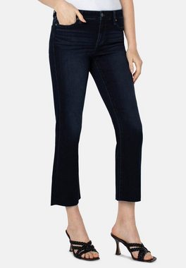 Liverpool Bootcuthose Hannah Cropped Flare With Cut Hem 5-Pocket Style
