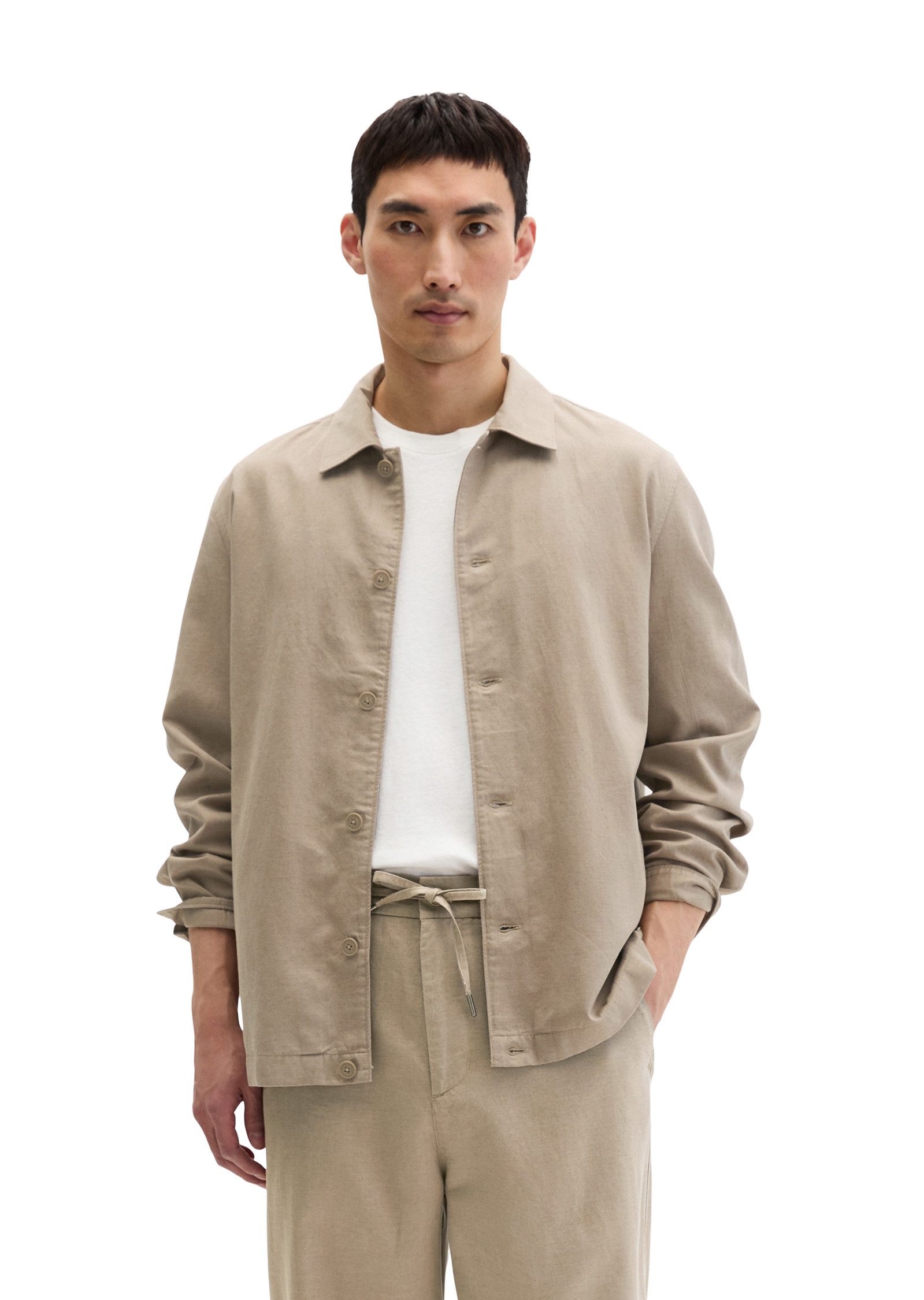 Marc O'Polo Kurzjacke aus TENCEL™ Lyocell -Leinen-Mix