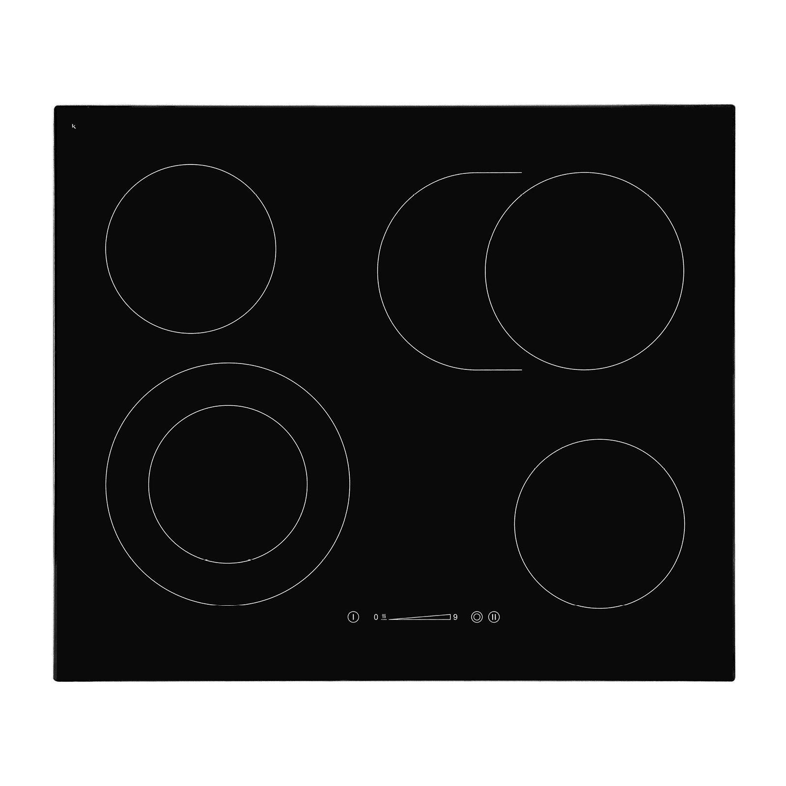 vonReiter Elektro-Kochfeld, mit SliderTouch-Control mit Timer und Kindersicherung