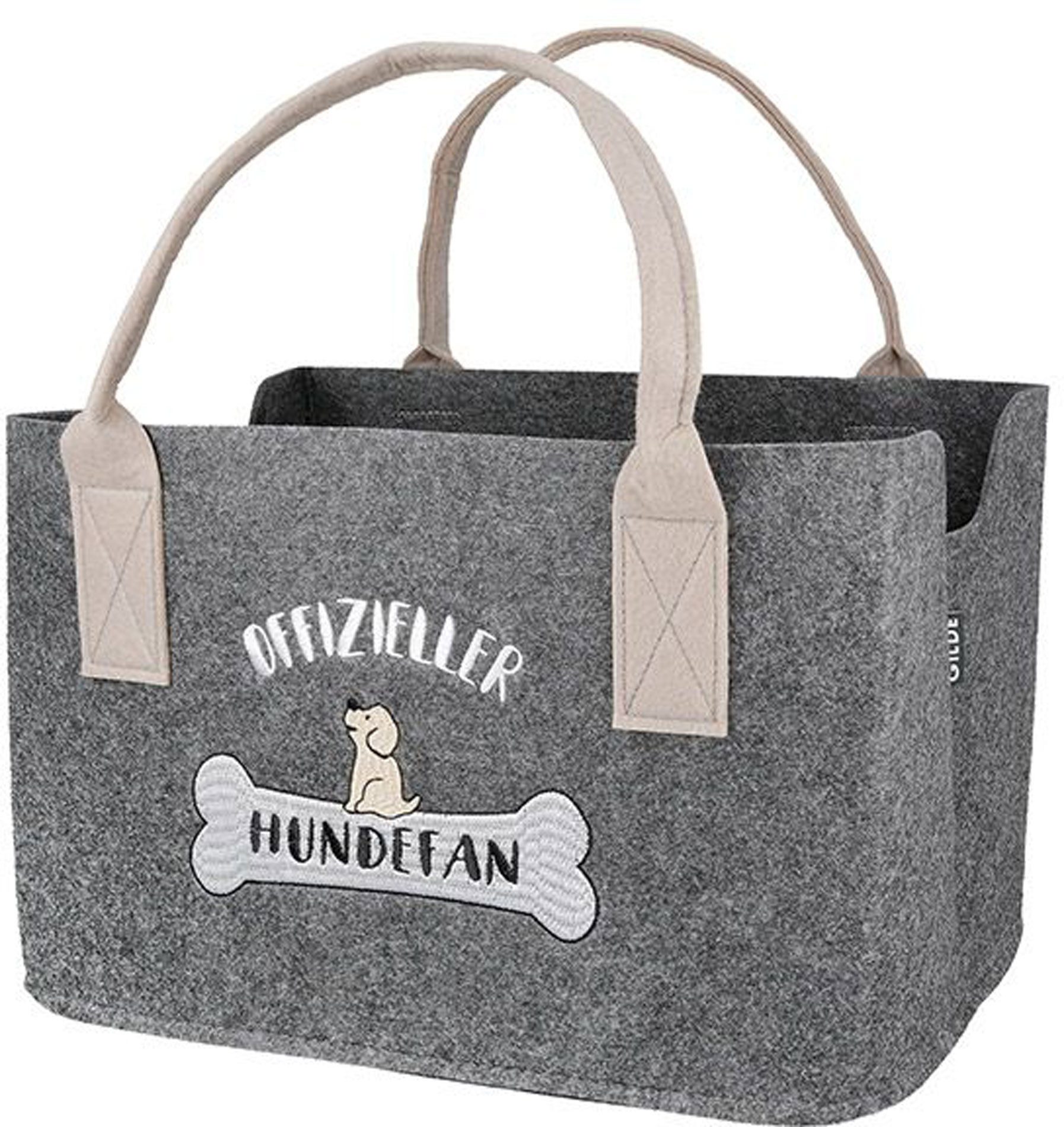 GILDE Einkaufsshopper Filztasche Offizieller Hundefan