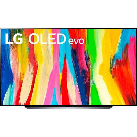 LG OLED83C27LA OLED-Fernseher (210 cm/83 Zoll, 4K Ultra HD, Smart-TV, OLED evo, bis zu 120Hz, α9 Gen5 4K AI-Prozessor, Twin Triple Tuner)