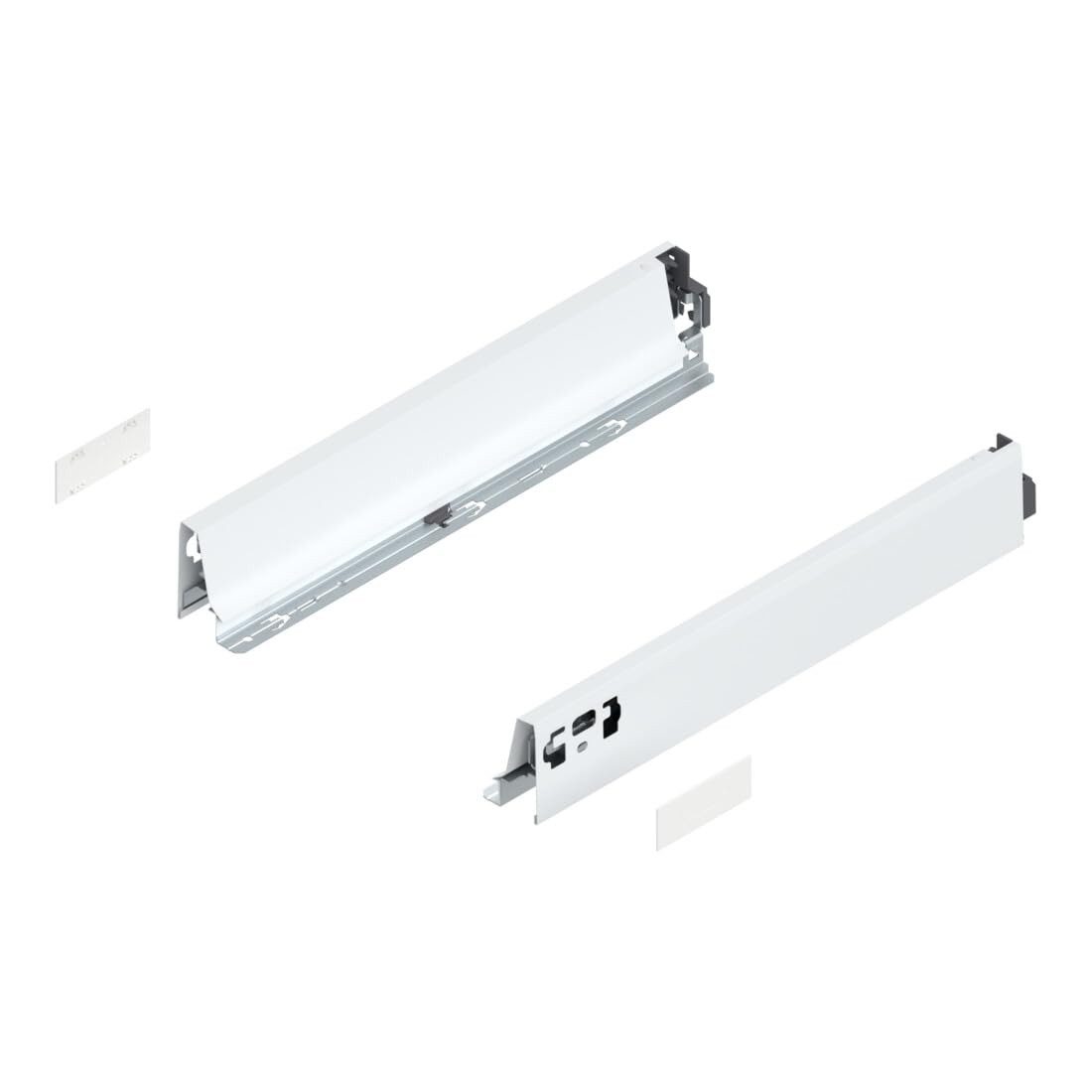 blum Teleskop-Vollauszug Blum TANDEMBOX Zarge, Höhe N 68 mm, NL 400 mm, links/rechts, für TANDE